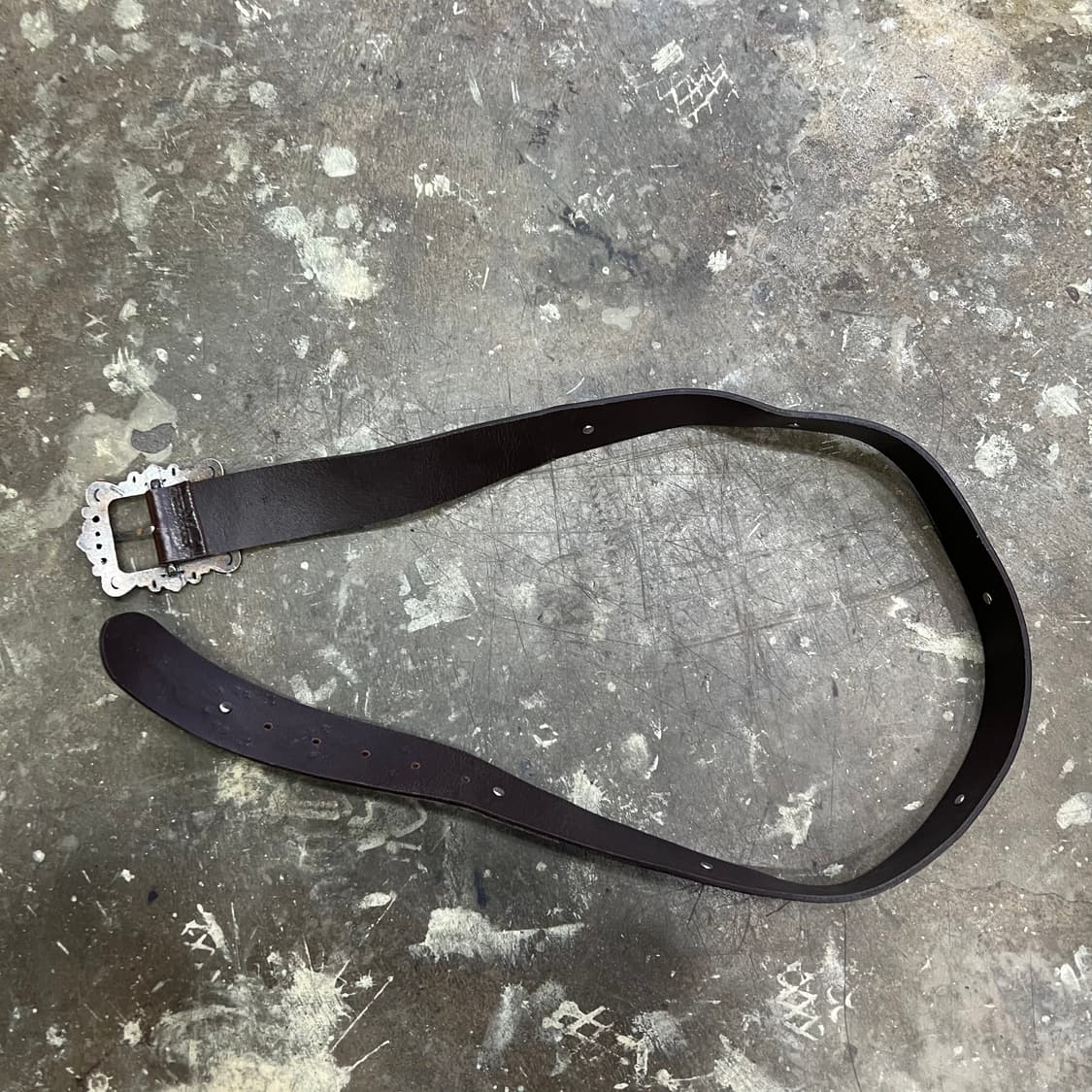 안나수이 빈티지 가죽 웨스턴벨트 남여공용 상품이미지3