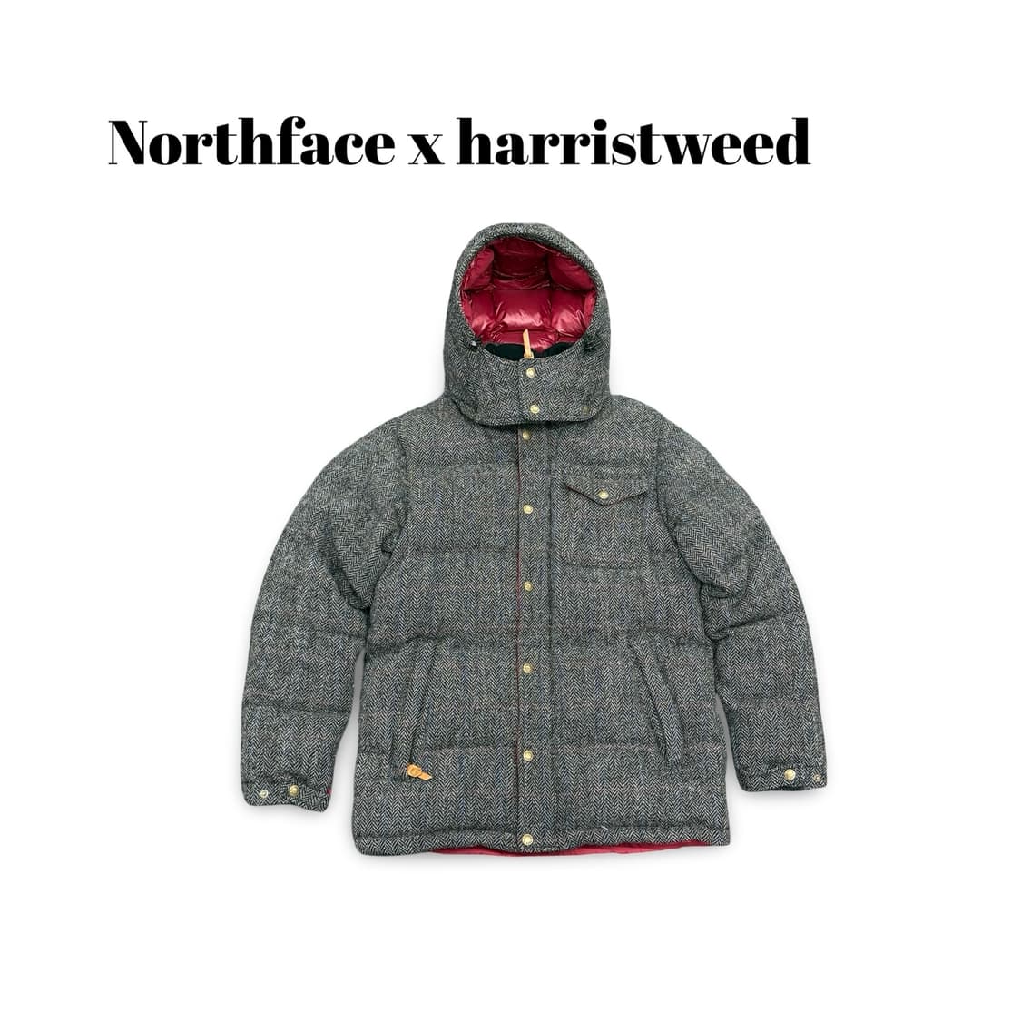 (95)노스페이스 해리스트위드 헤링본 패딩 자켓 상품이미지1