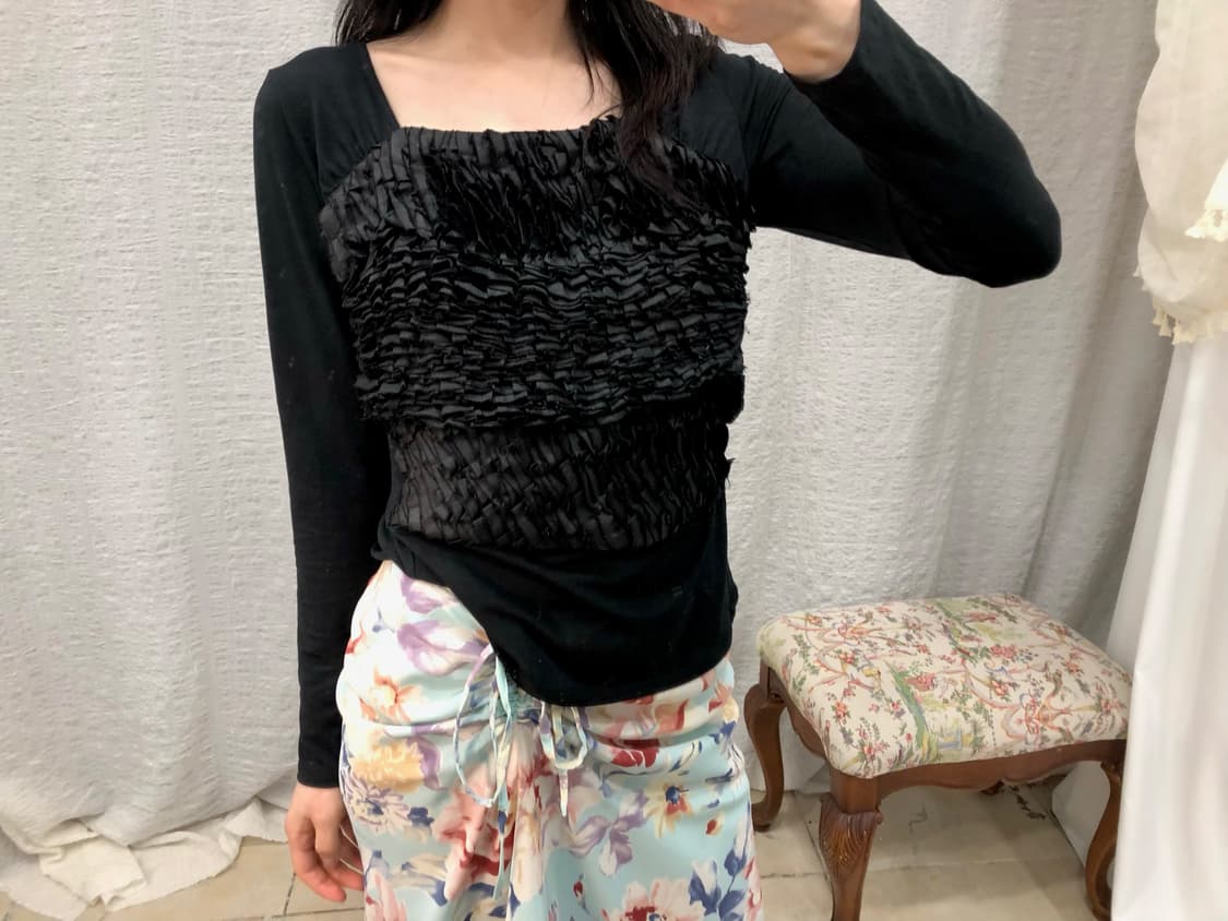 Eclipse ruffle tee 상품이미지1