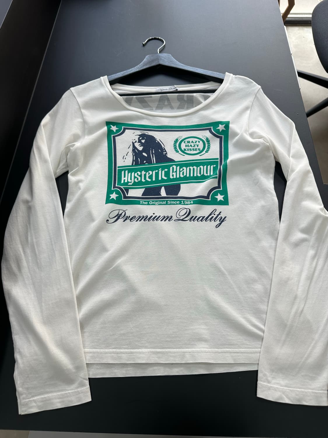 히스테릭글래머 히스걸Crazy hazy kisses 프린팅 롱슬리브 상품이미지6