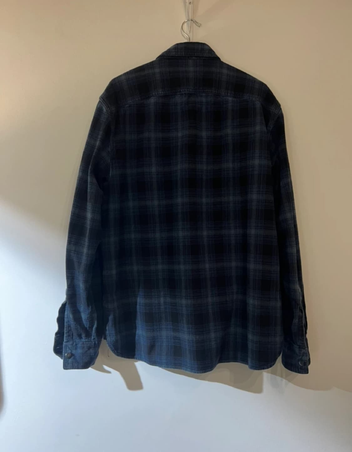 더블알엘 RRL 블루 체크 셔츠 L 상품이미지4