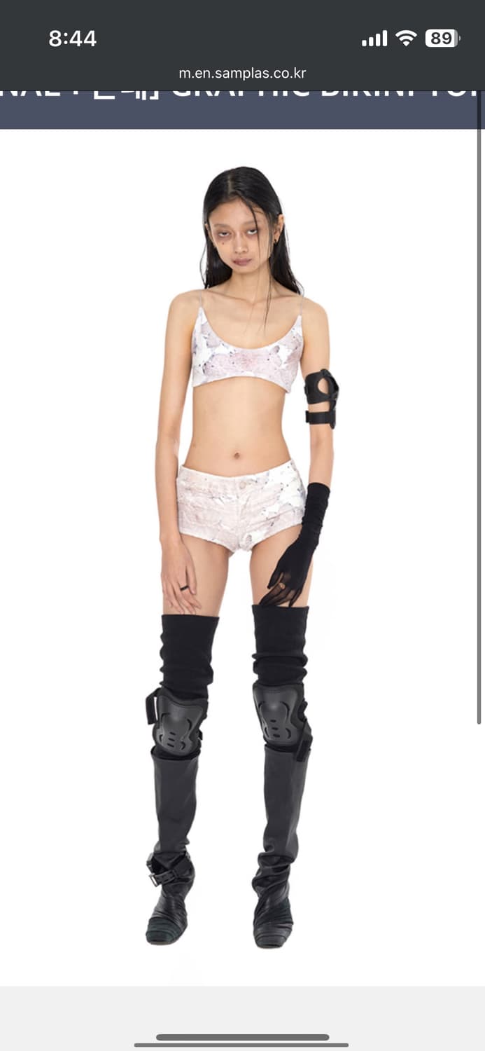 GRAPHIC BIKINI TOP PINK 상품이미지2