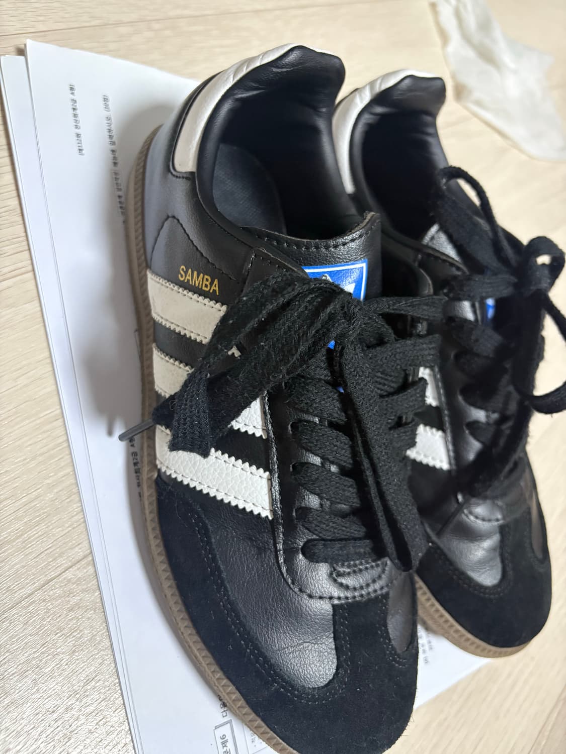 아디다스 삼바 블랙 운동화 상품이미지3