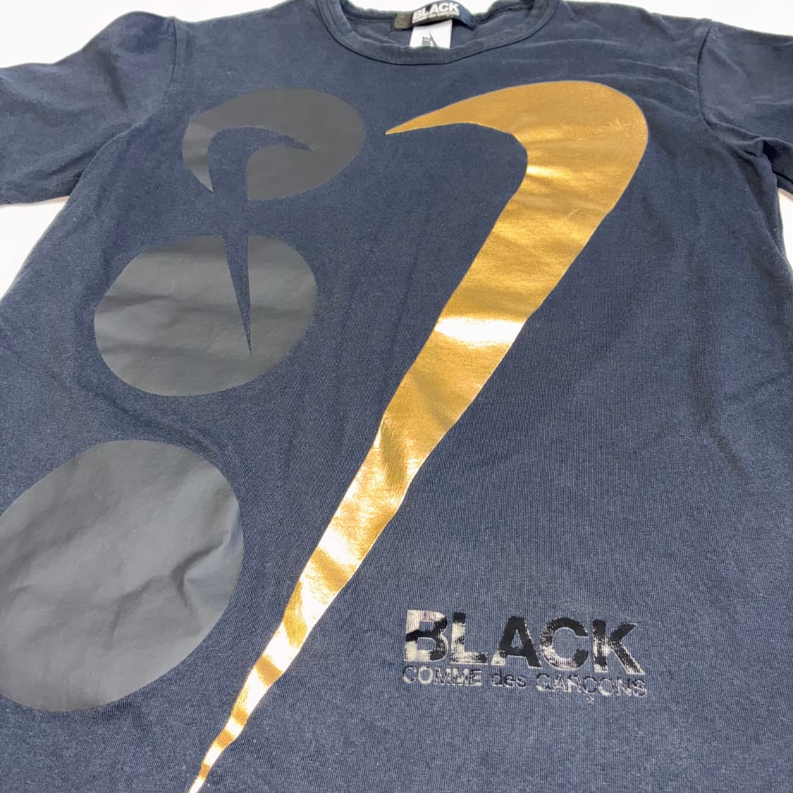 나이키 꼼데가르송 블랙 티셔츠 상품이미지2