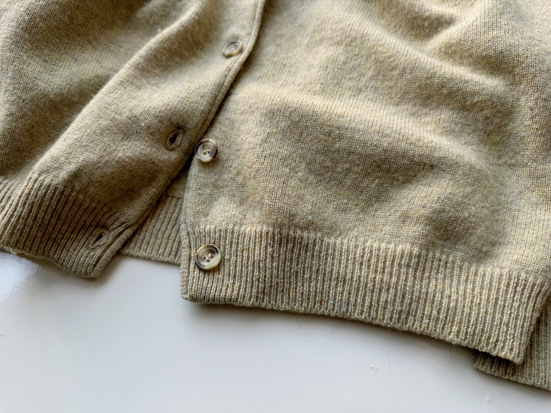 Wool crew neck knit cardigan 상품이미지10