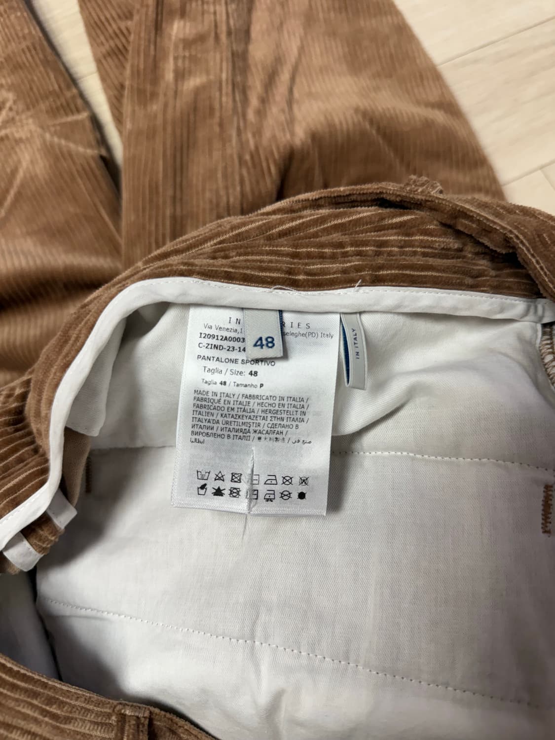 [New] Moncler Coduroy Cargo pants 48 상품이미지8