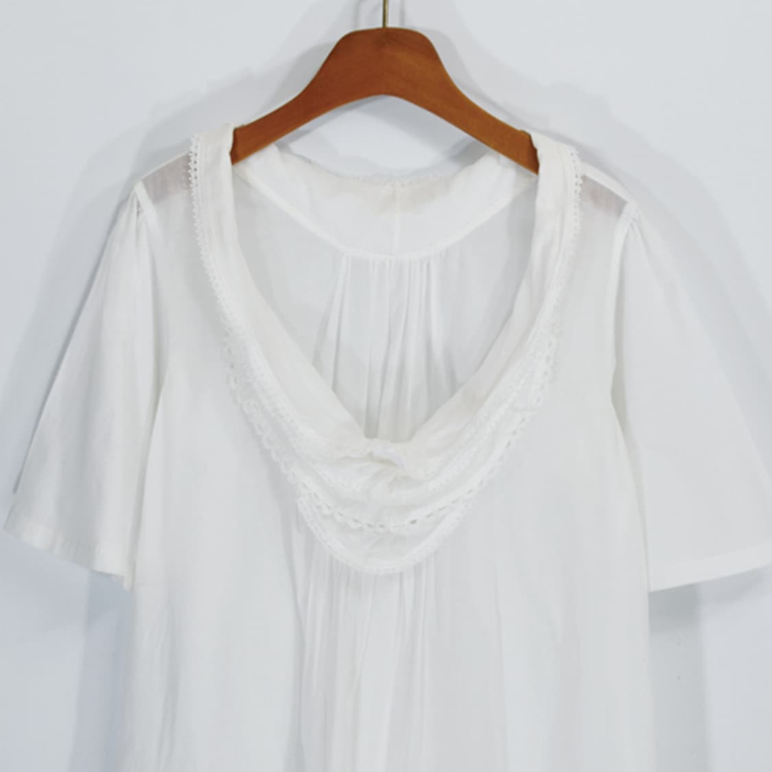 ZUCCA 레이스롱블라우스 상품이미지3