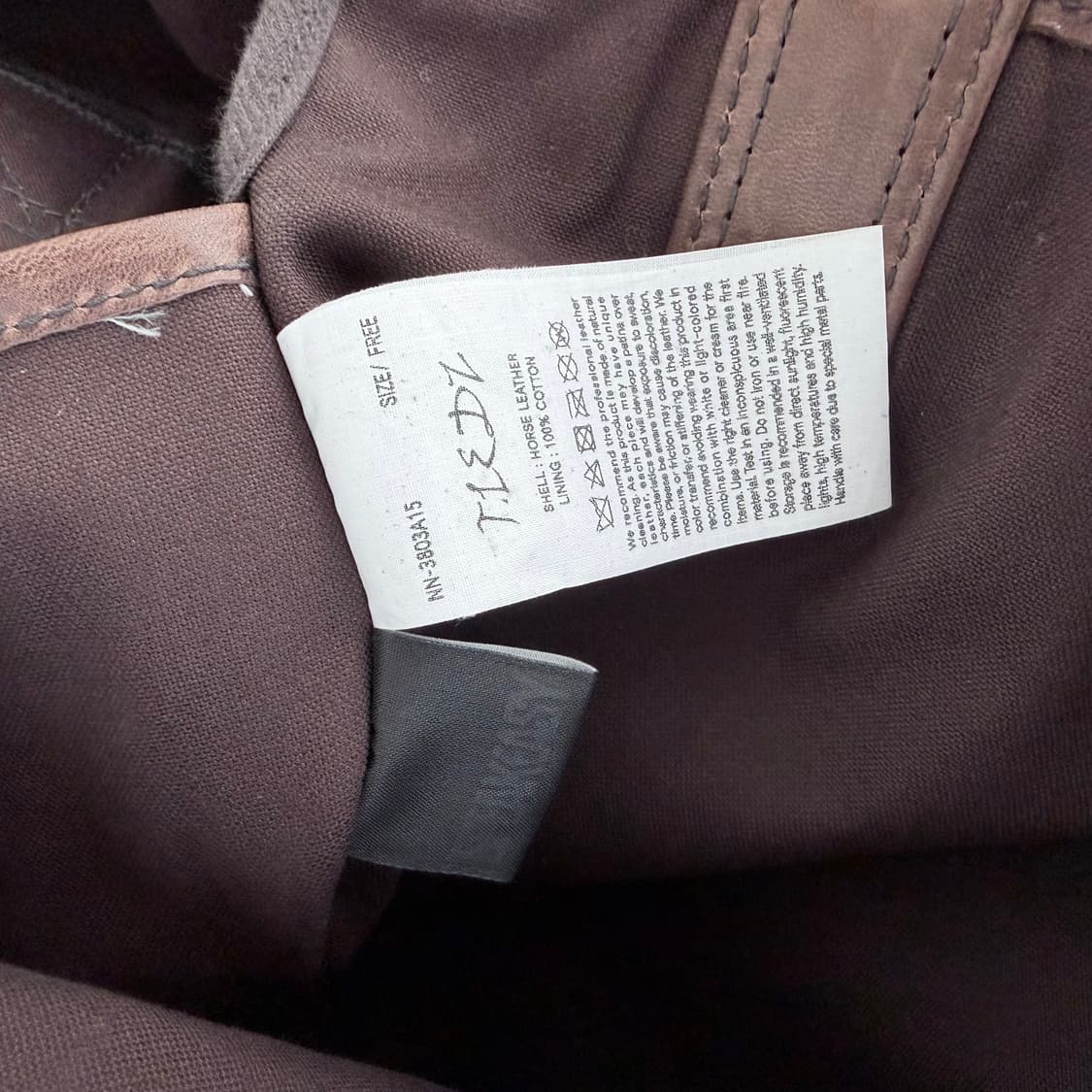 Niceness T.Ledz 나이스네스 티 레즈 호스하이드 툴백 상품이미지7