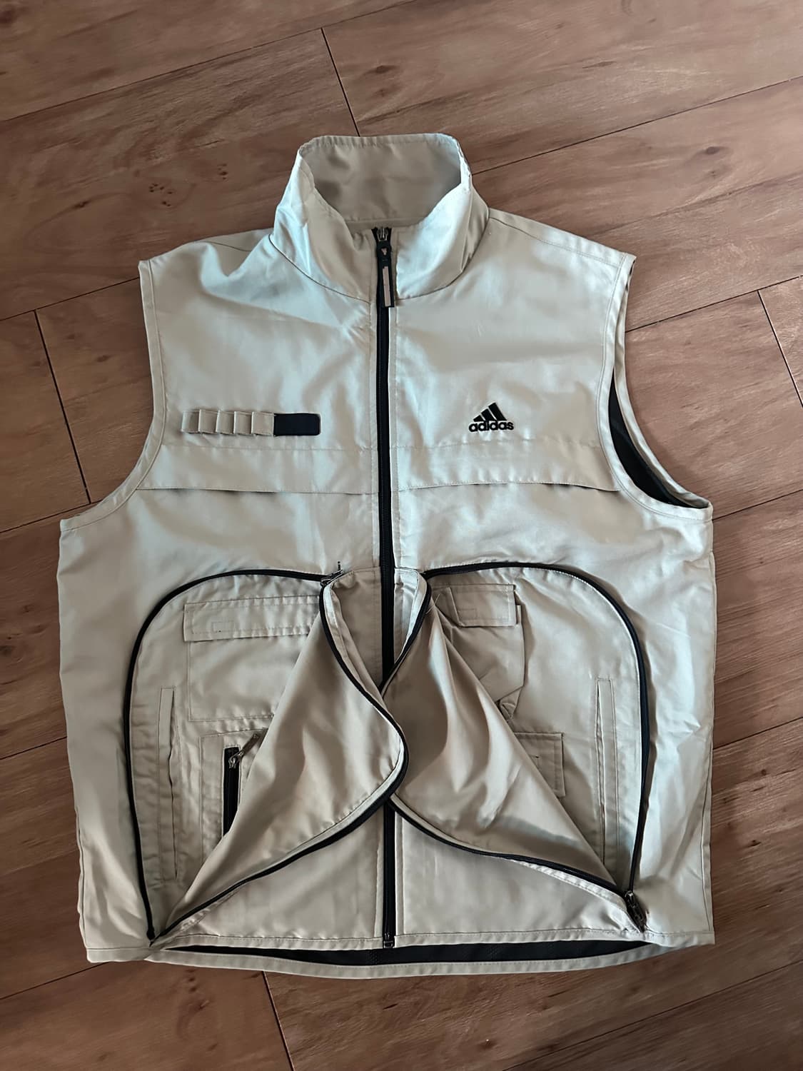 아디다스 아이보리 조끼 95 사이즈 판매 상품이미지2