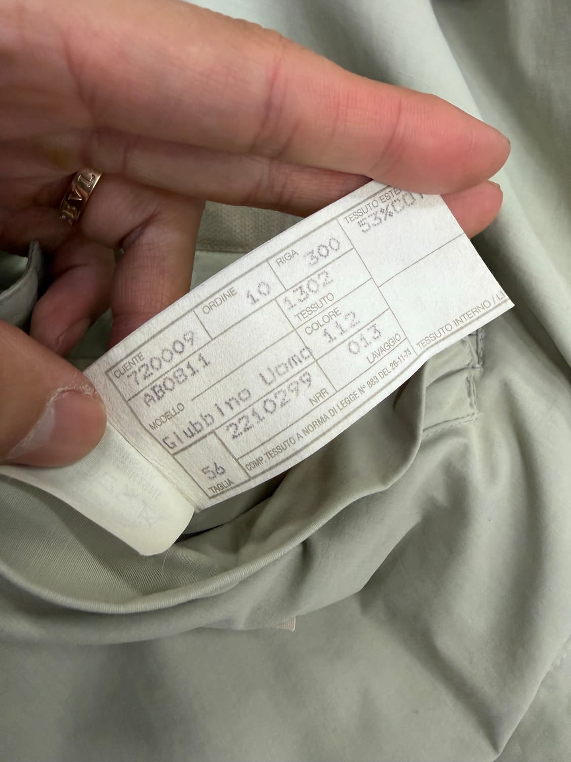 정품) 알레그리 남성 후드 자켓 56(110) 상품이미지8