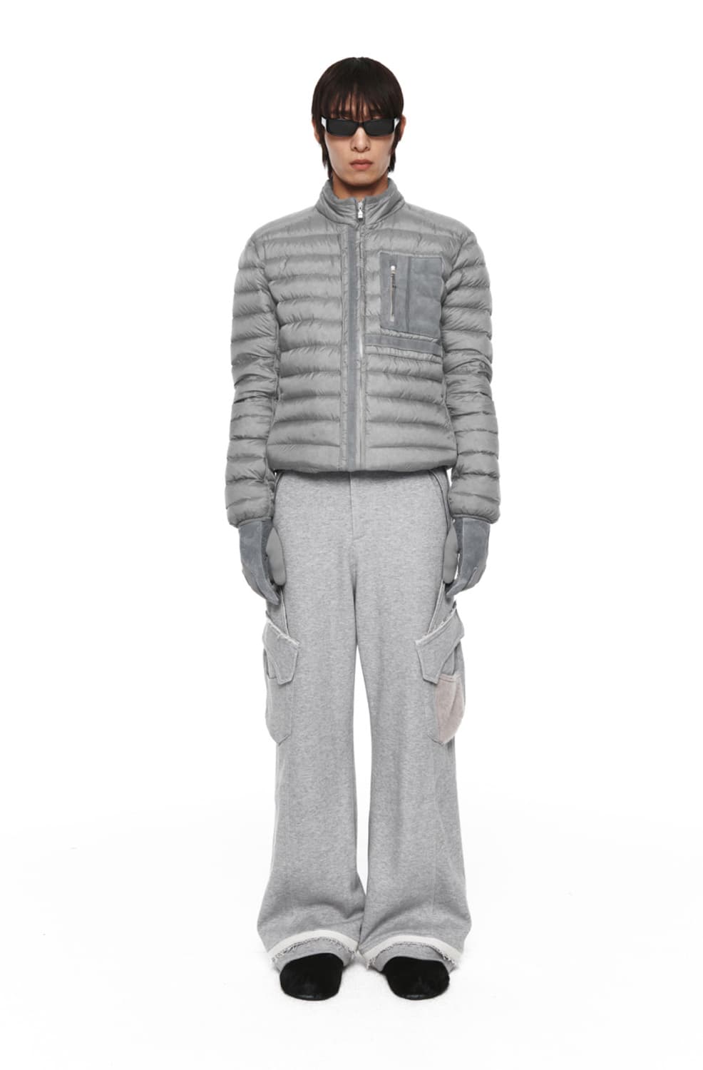 엑슬림 경량패딩 그레이 Xs 상품이미지1