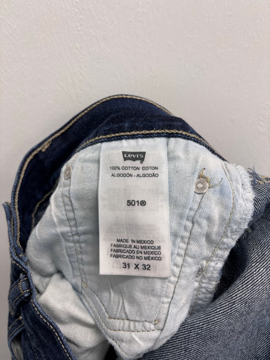 리바이스(Levi's) 501 오리지널 멕시코 라인 다크 인디고 상품이미지6