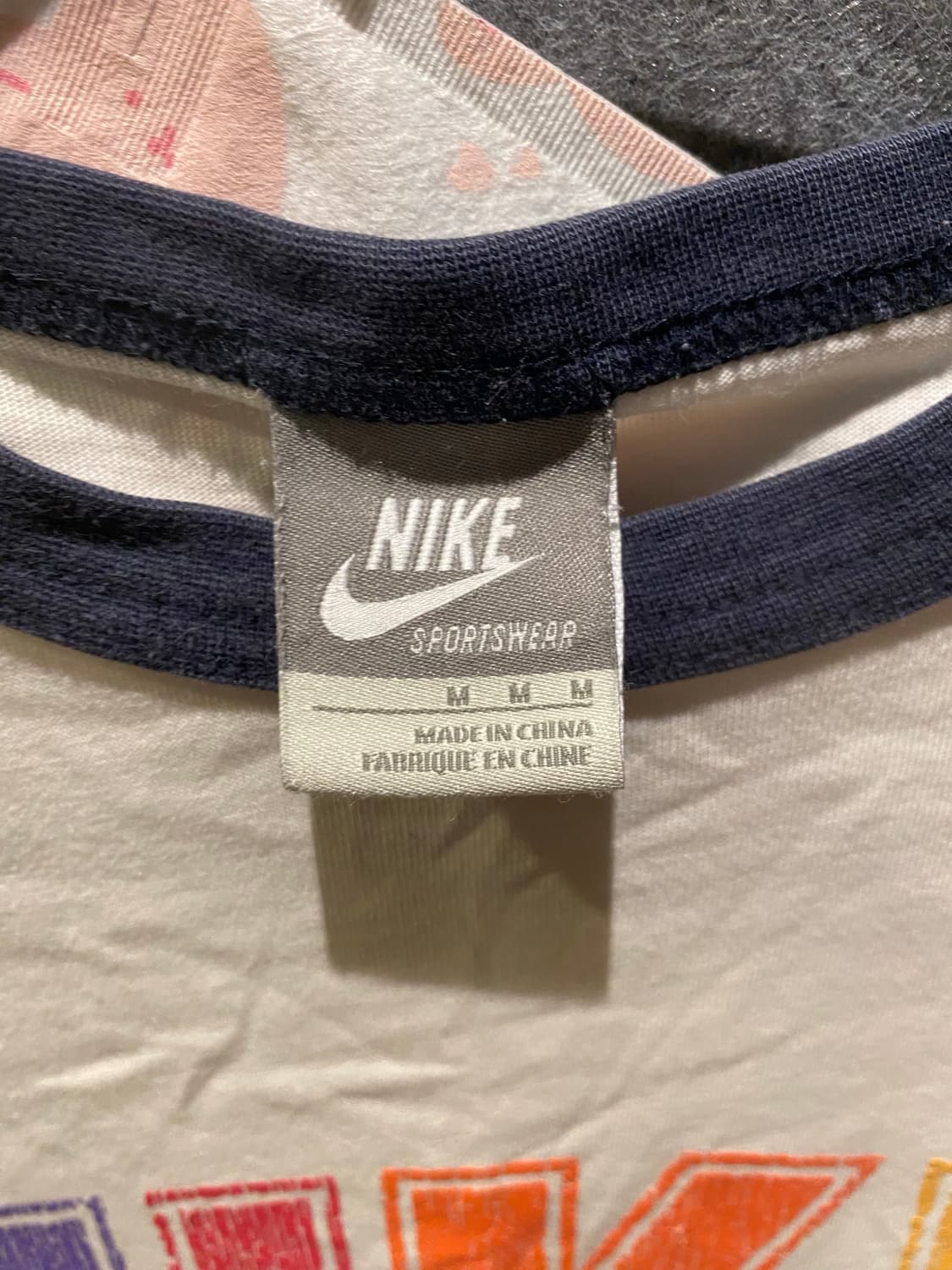 Nike Vintage Linger T shirt White M 상품이미지5
