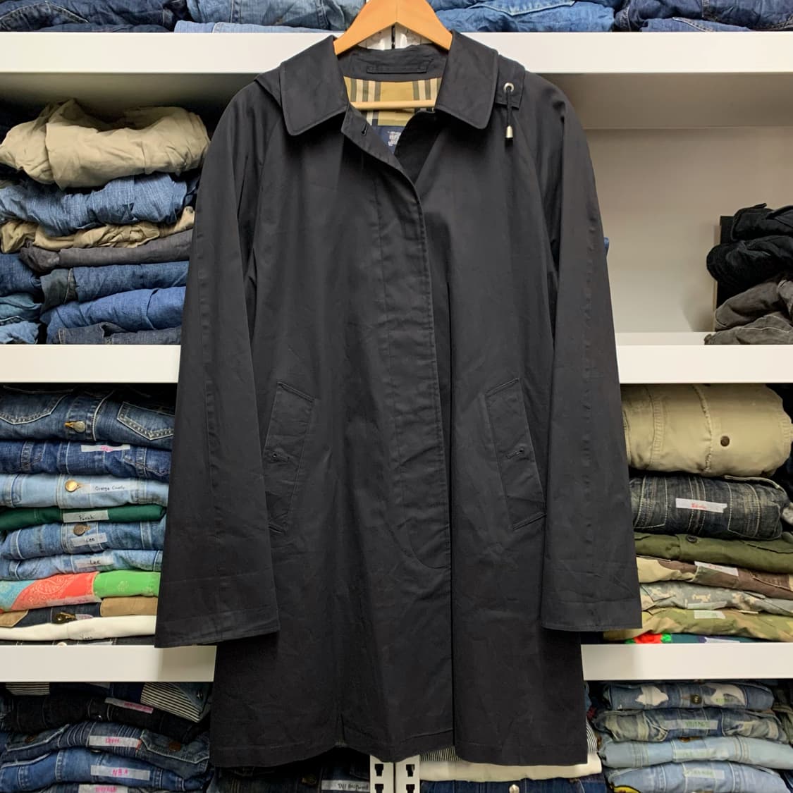 [M] 버버리 래글런 후드 트렌치코트 상품이미지2