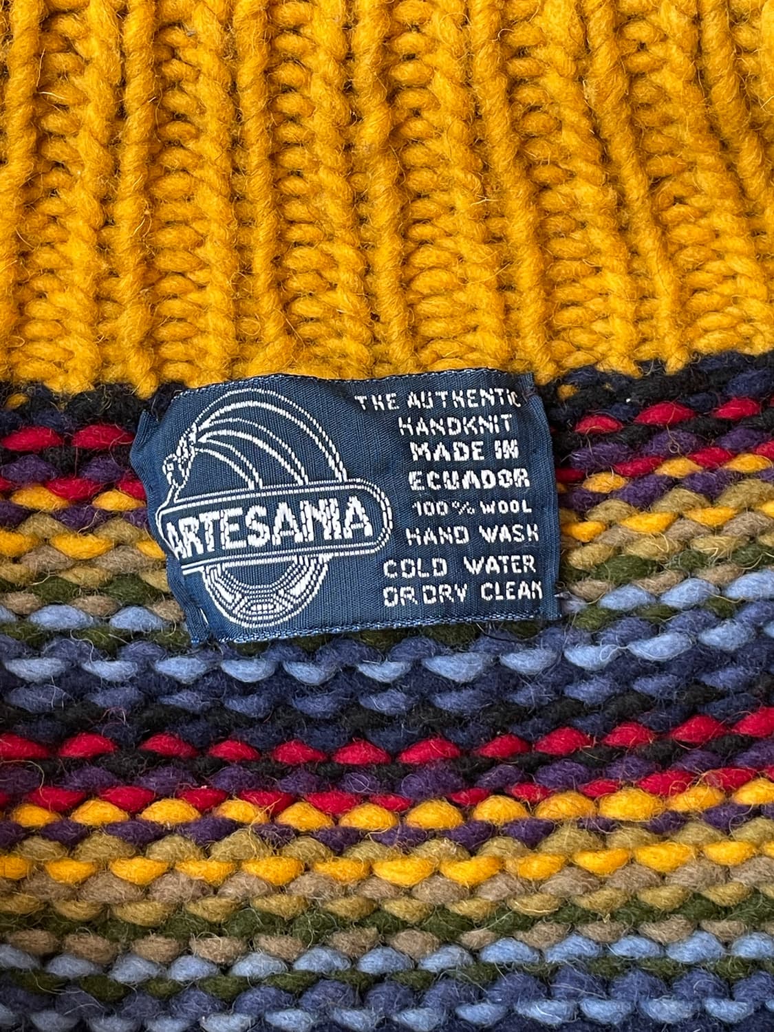 ARTESANIA 에스닉 핸드메이드 니트 가디건 상품이미지10