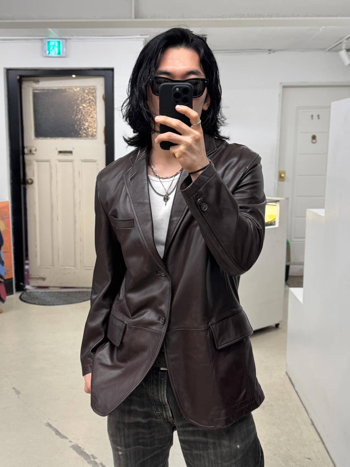 레더 블레이저 상품이미지7