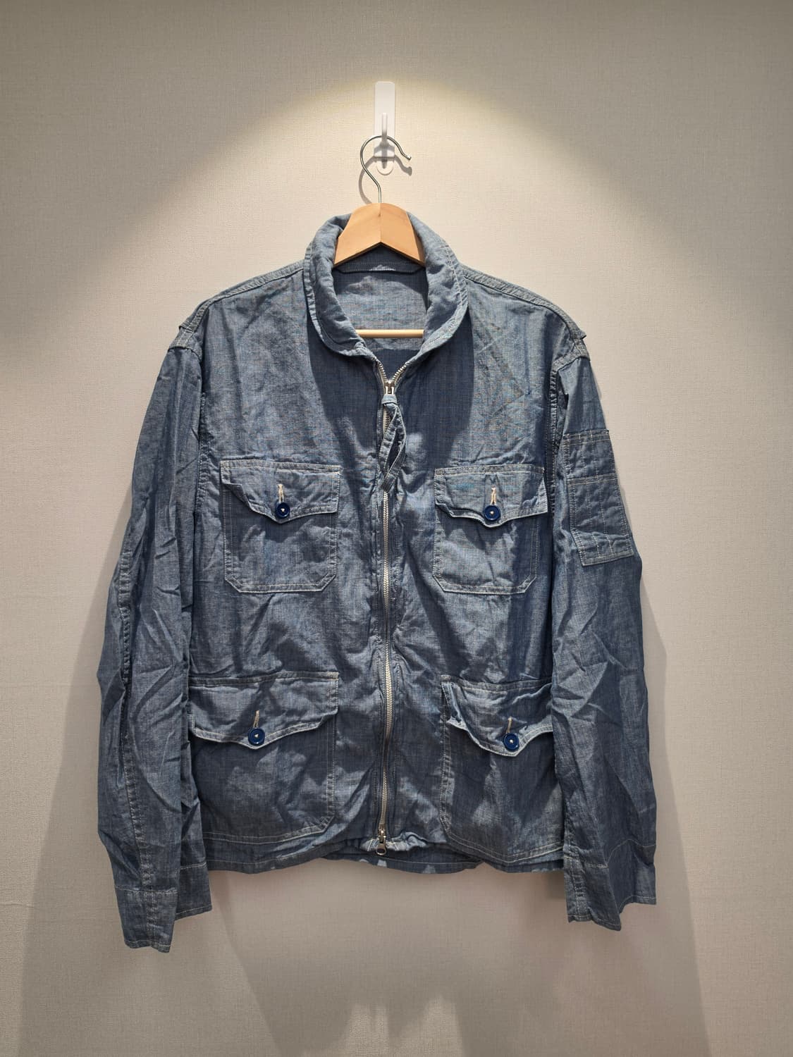 ANATOMICA 샴브레이 셔츠자켓 상품이미지1