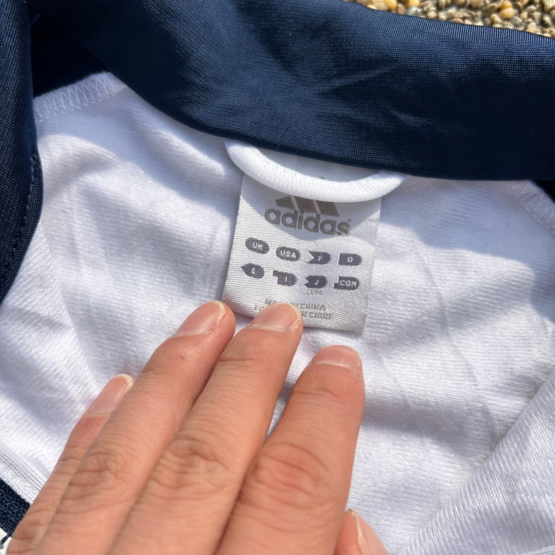 아디다스 스포티 화이트 삼선 져지 상품이미지4