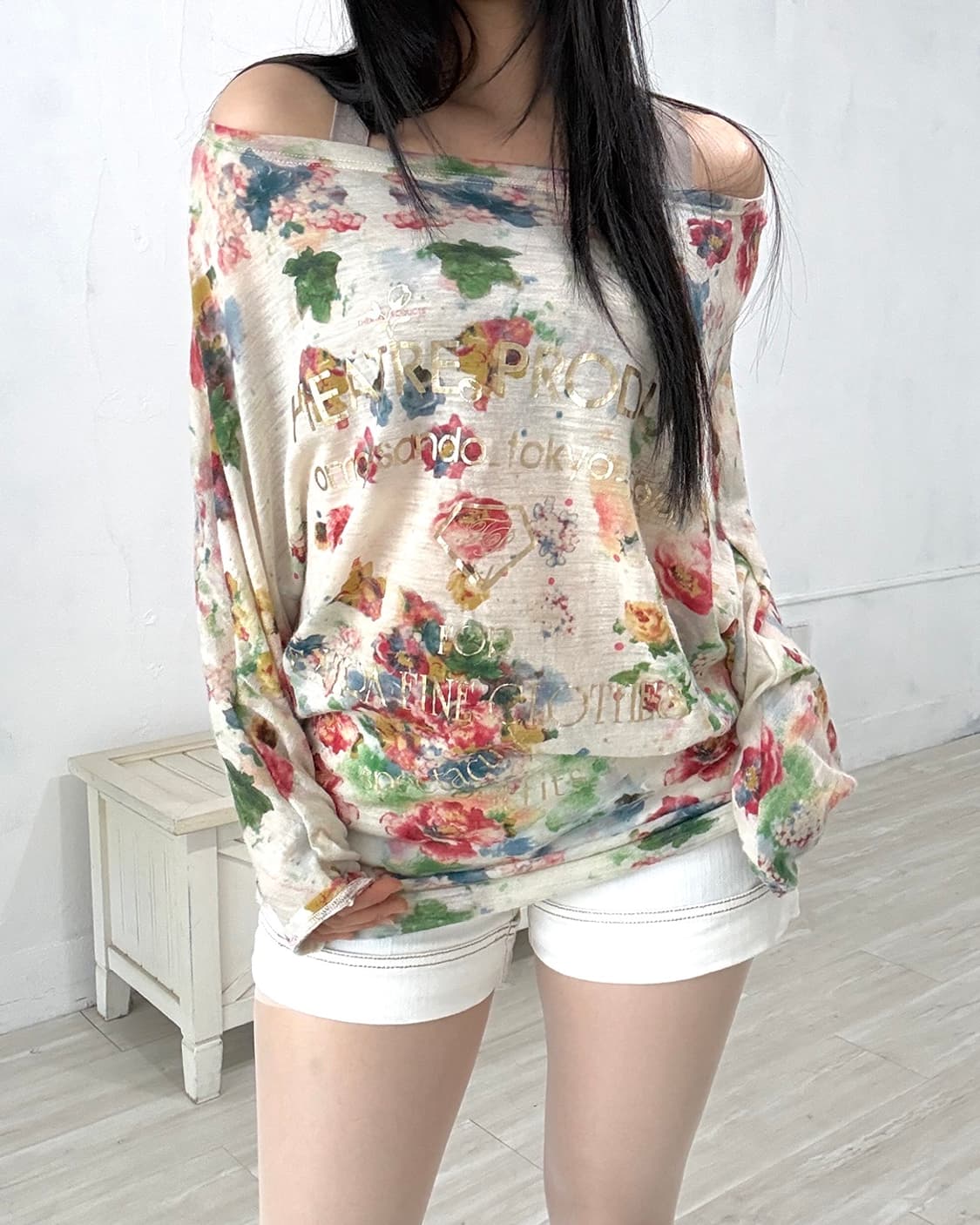 Floral Batwing Long Sleeve 상품이미지6