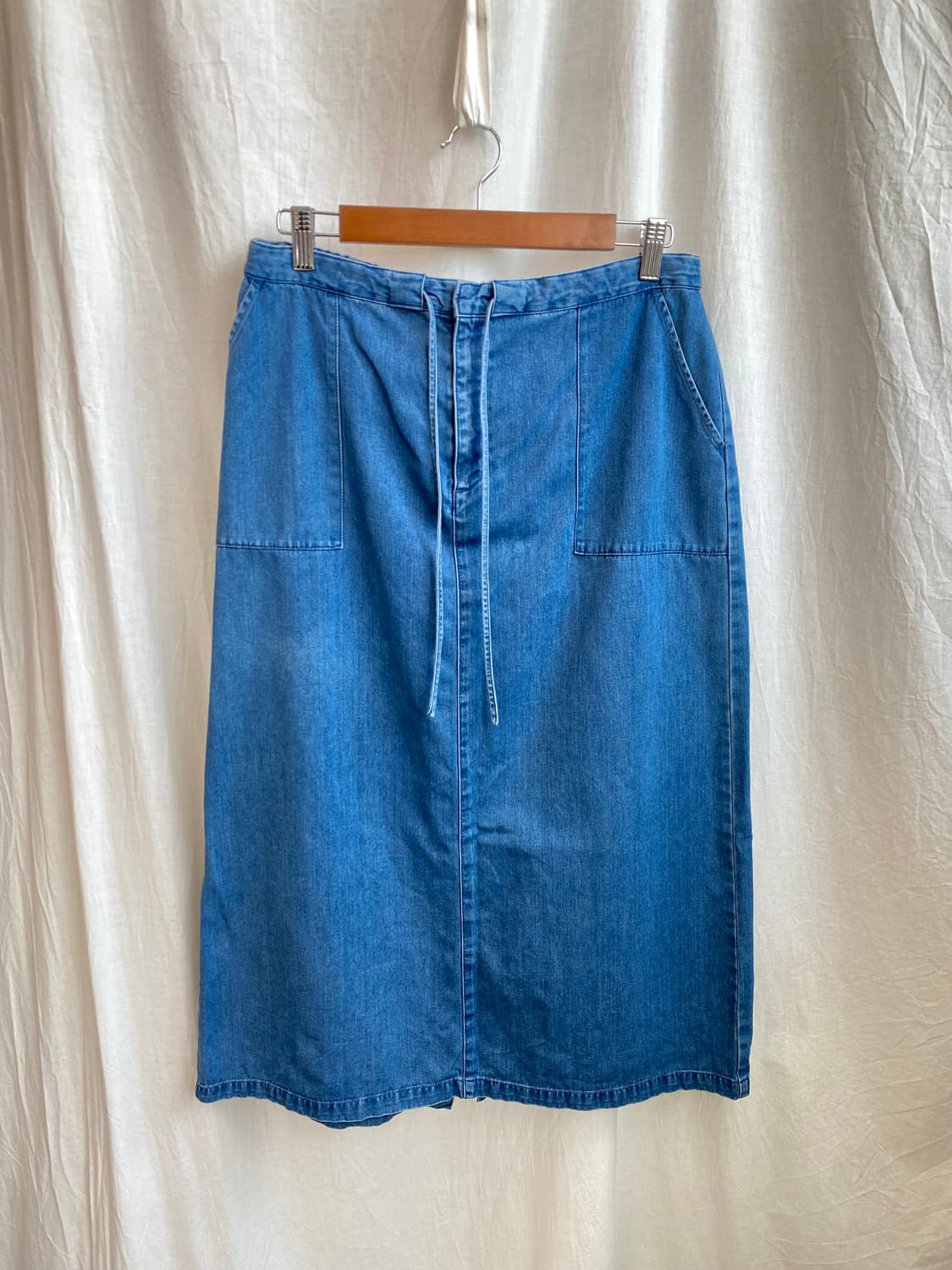 데님 밴딩 스커트(L) 상품이미지1