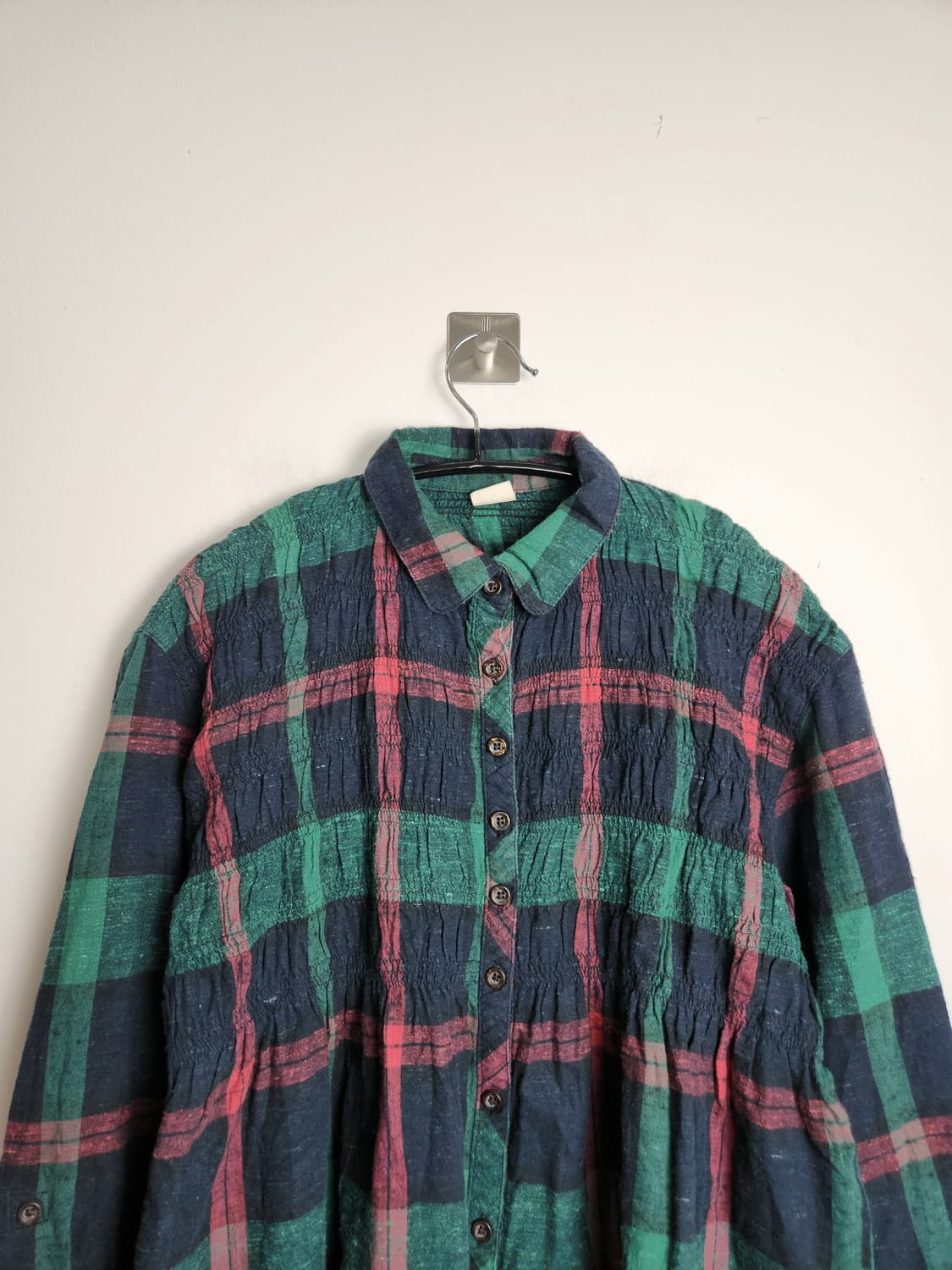 체크 밴딩 블라우스 상품이미지8