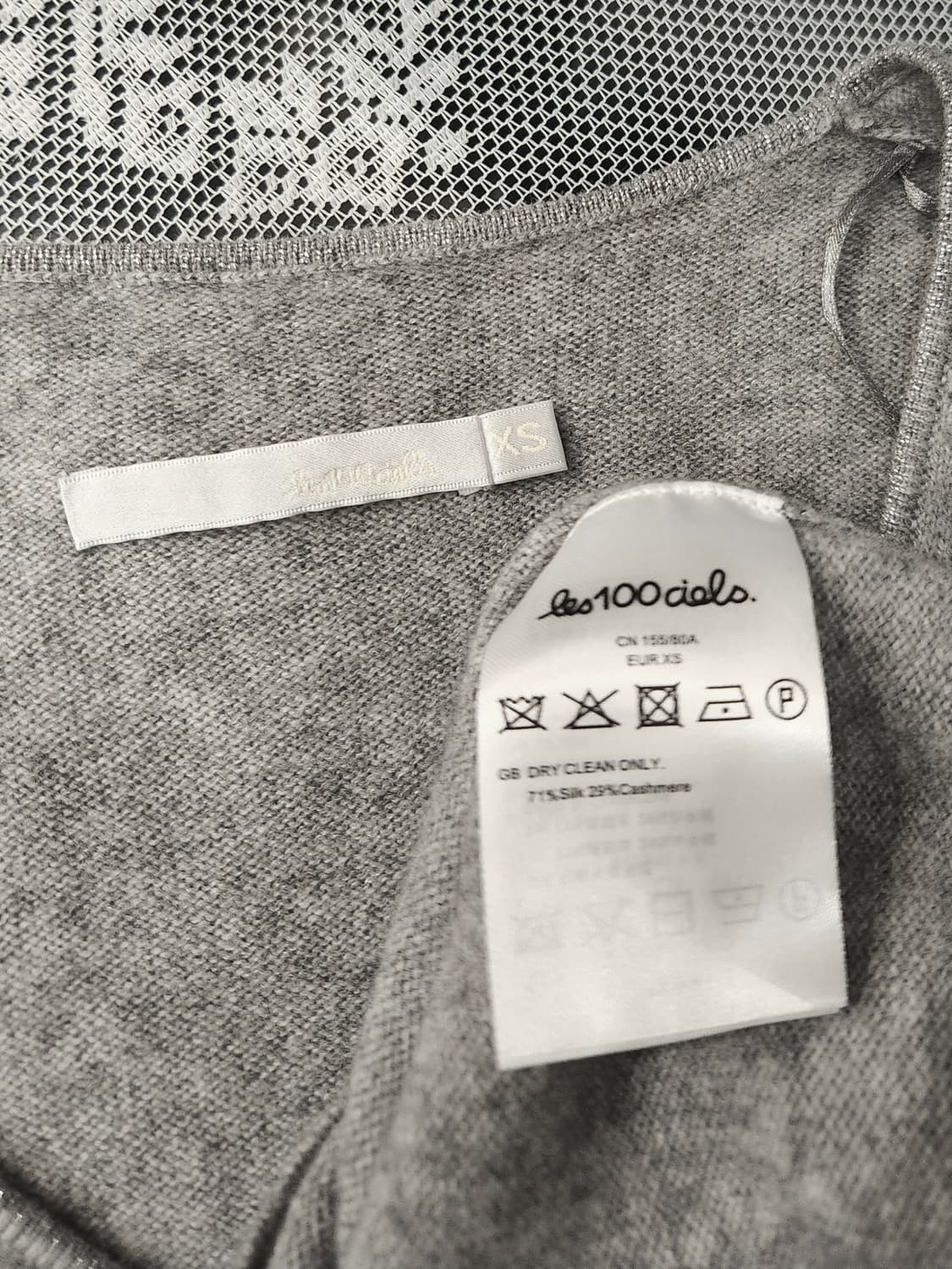 les100 실크캐시미어 브이넥니트 상품이미지5