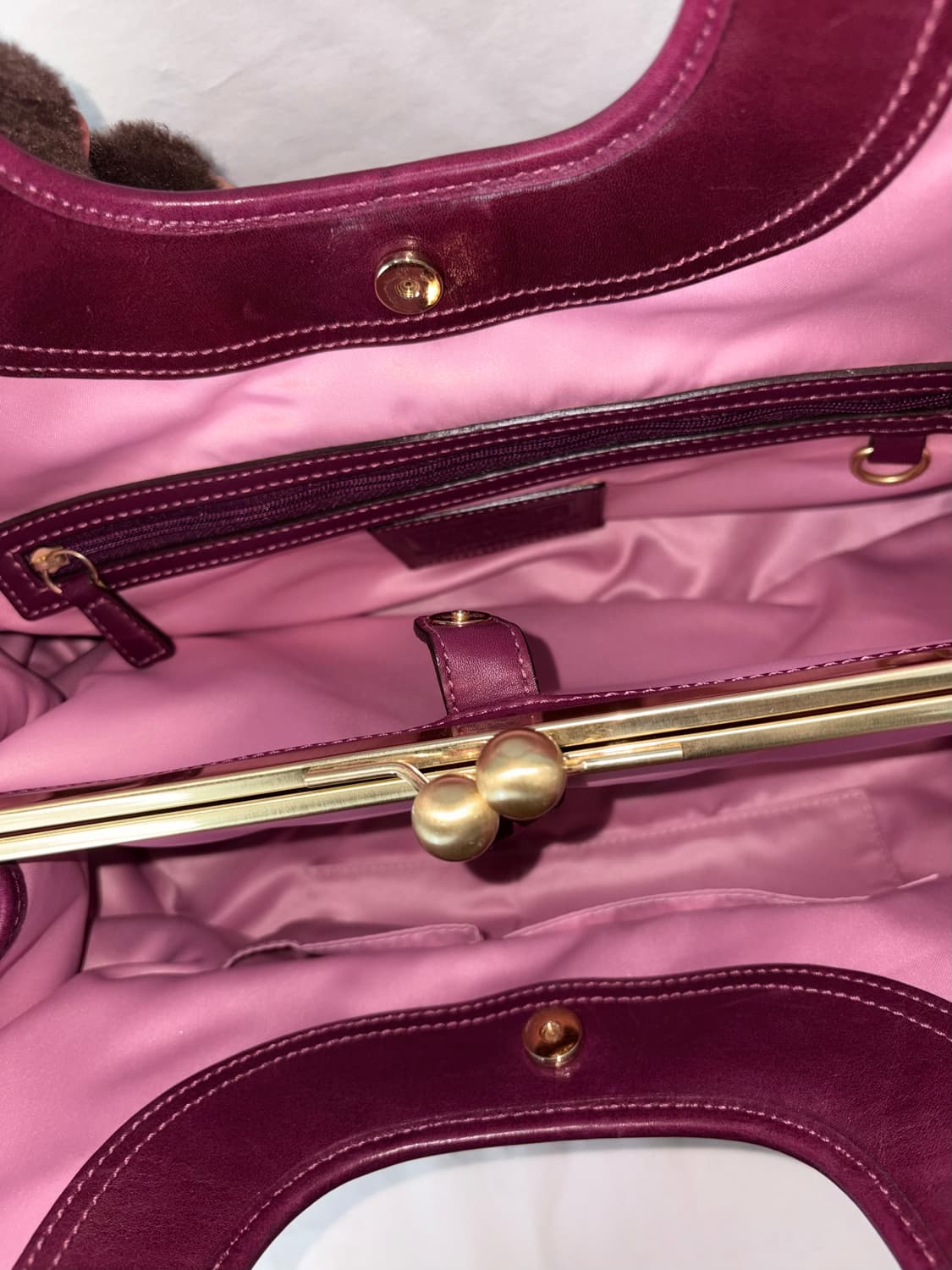 Coach puple ribbon shouder bag 상품이미지5