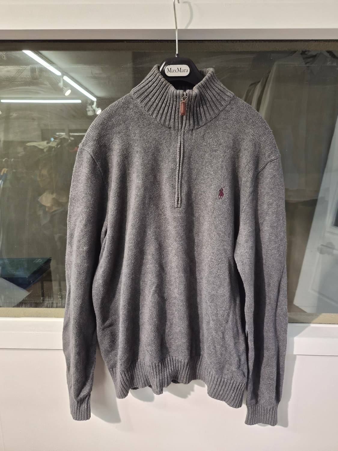 L) 폴로 랄프로렌 쿼터집업 니트 팝니다 상품이미지1