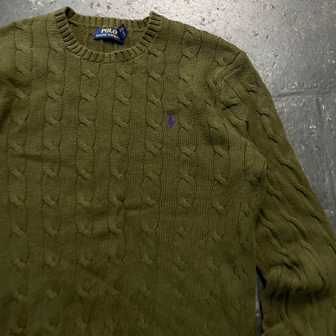 95-100 폴로 신형 꽈배기 니트  상품이미지2