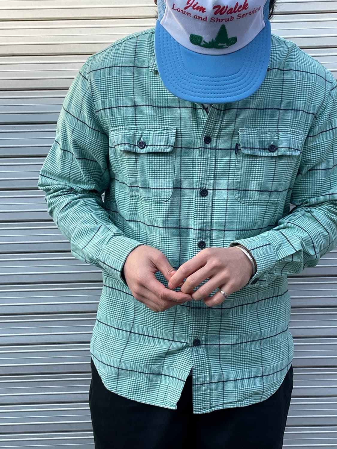 Supreme Green Flannel Check Shirt 상품이미지5