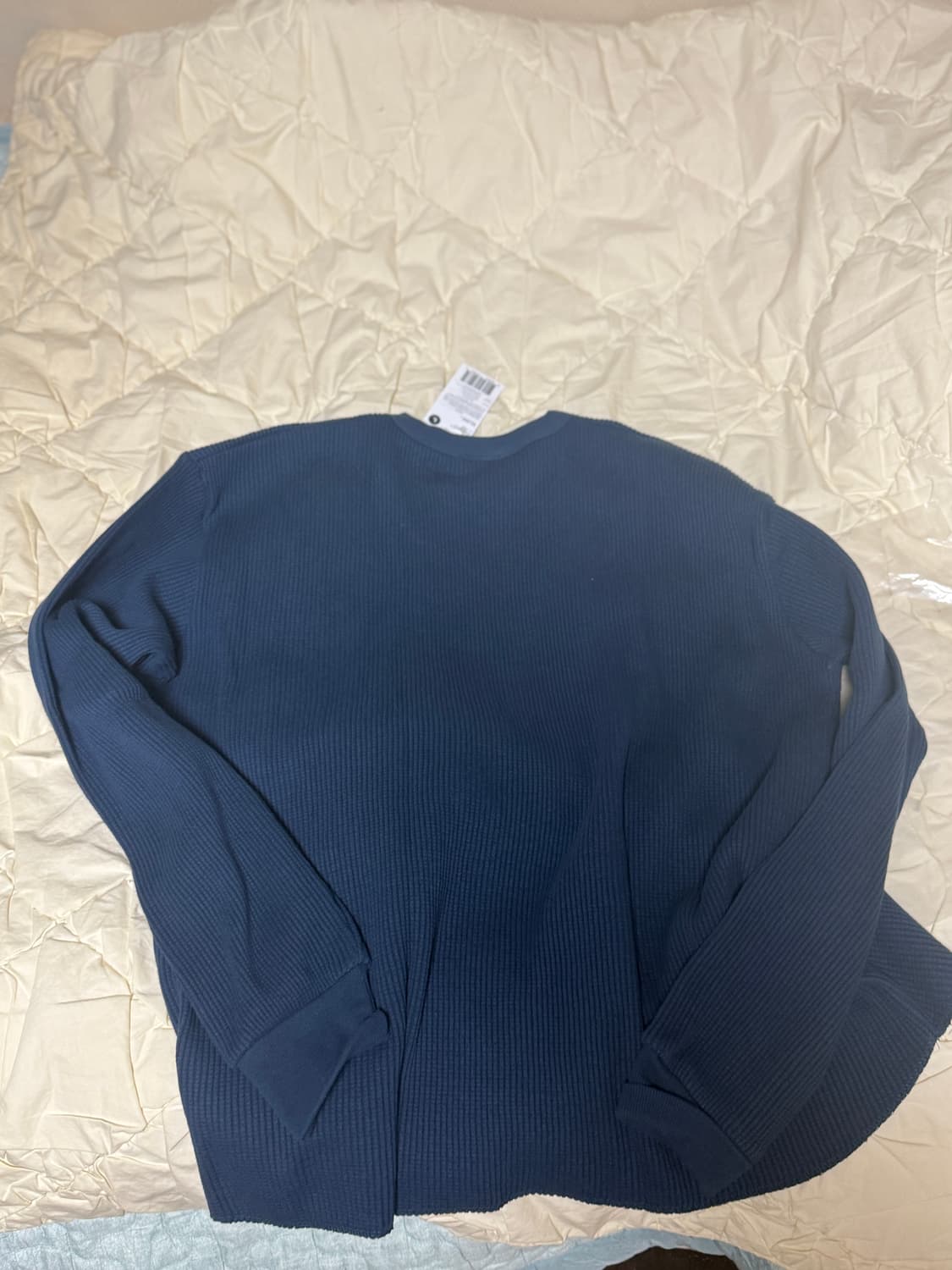 아이앱 스튜디오 와플 롱슬리브 네이비 L 새상품 상품이미지6