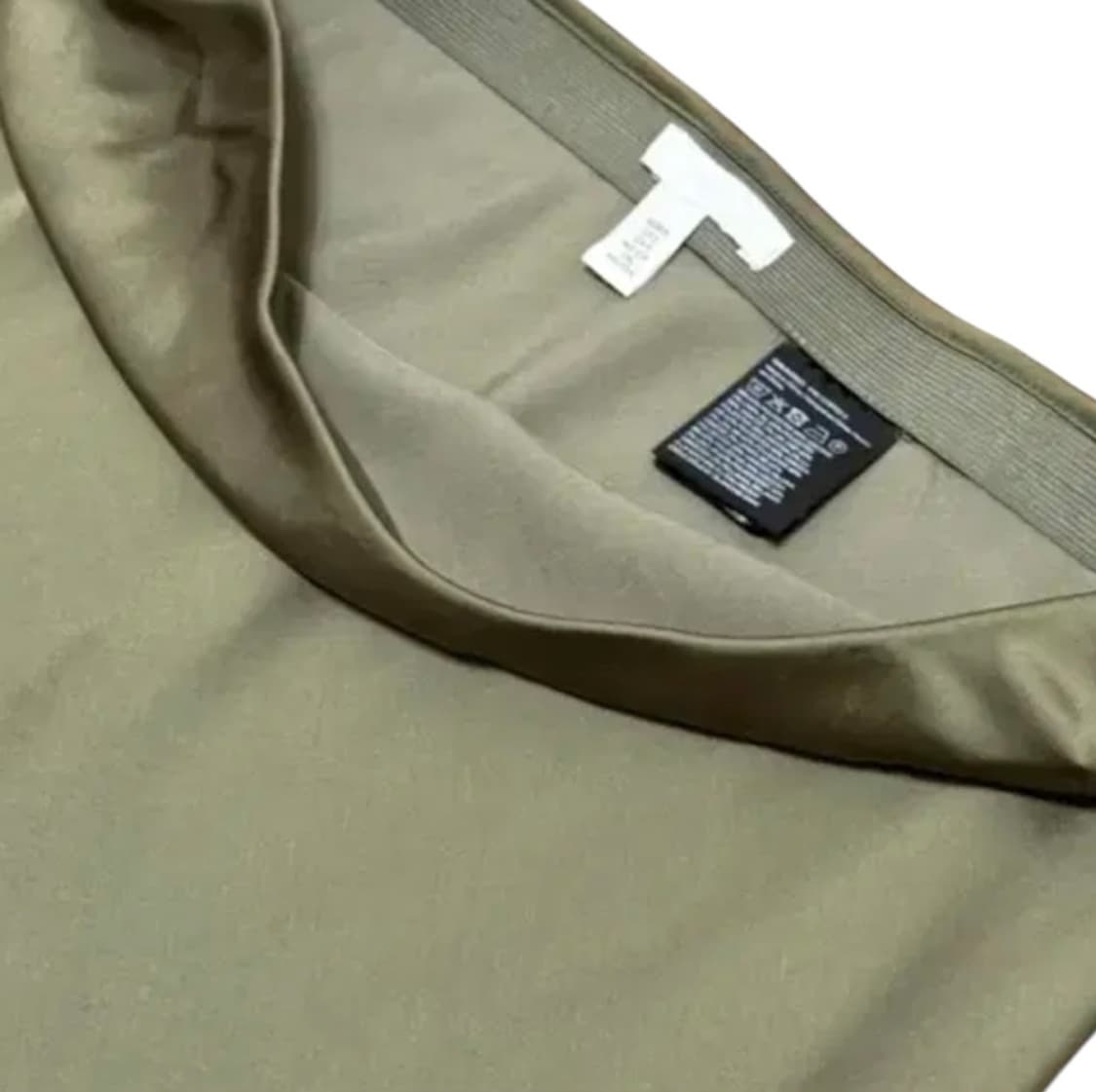 [실사O] H&M 실크 새틴 니랭스 슬립 스커트 (카키/올리브) 상품이미지7