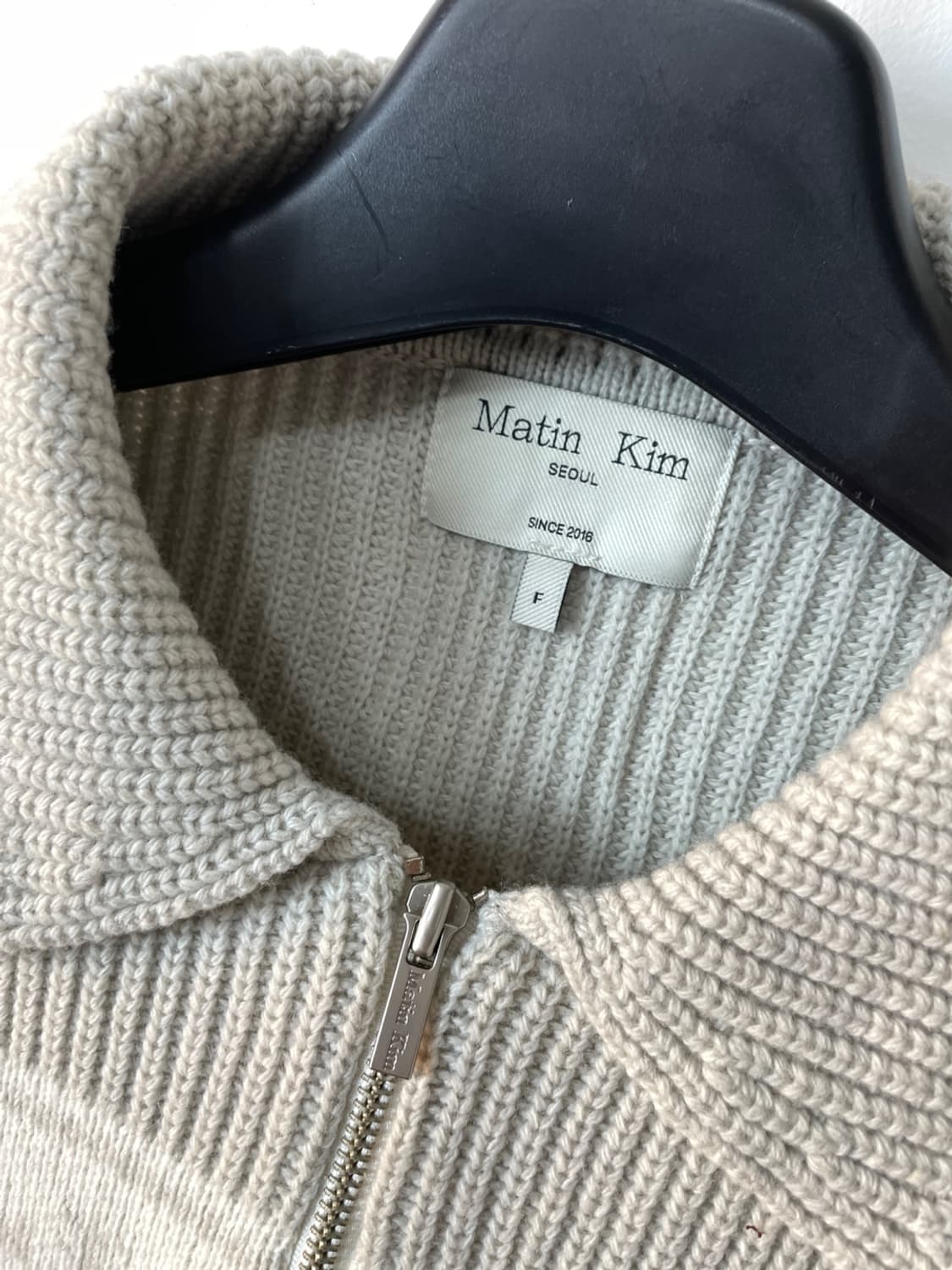 마뗑킴 스노우플레이크 니트집업  상품이미지5