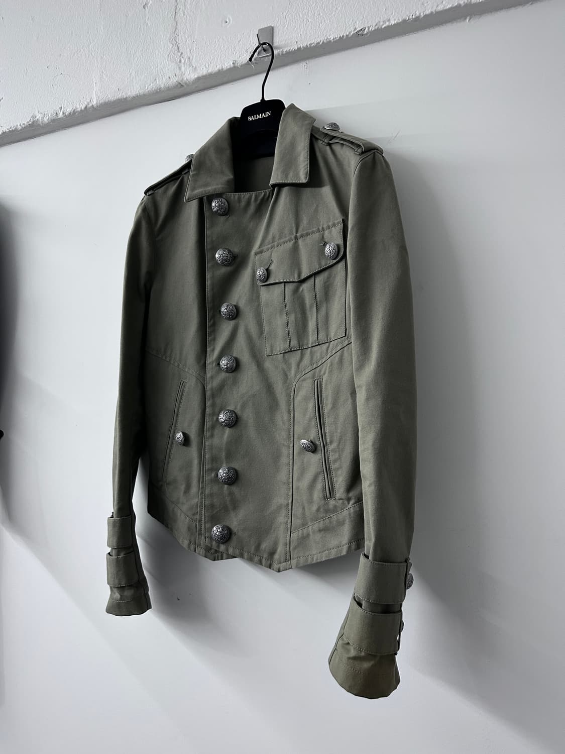 발망 13ss 스틸 버튼 나폴레옹 밀리터리 자켓 상품이미지1