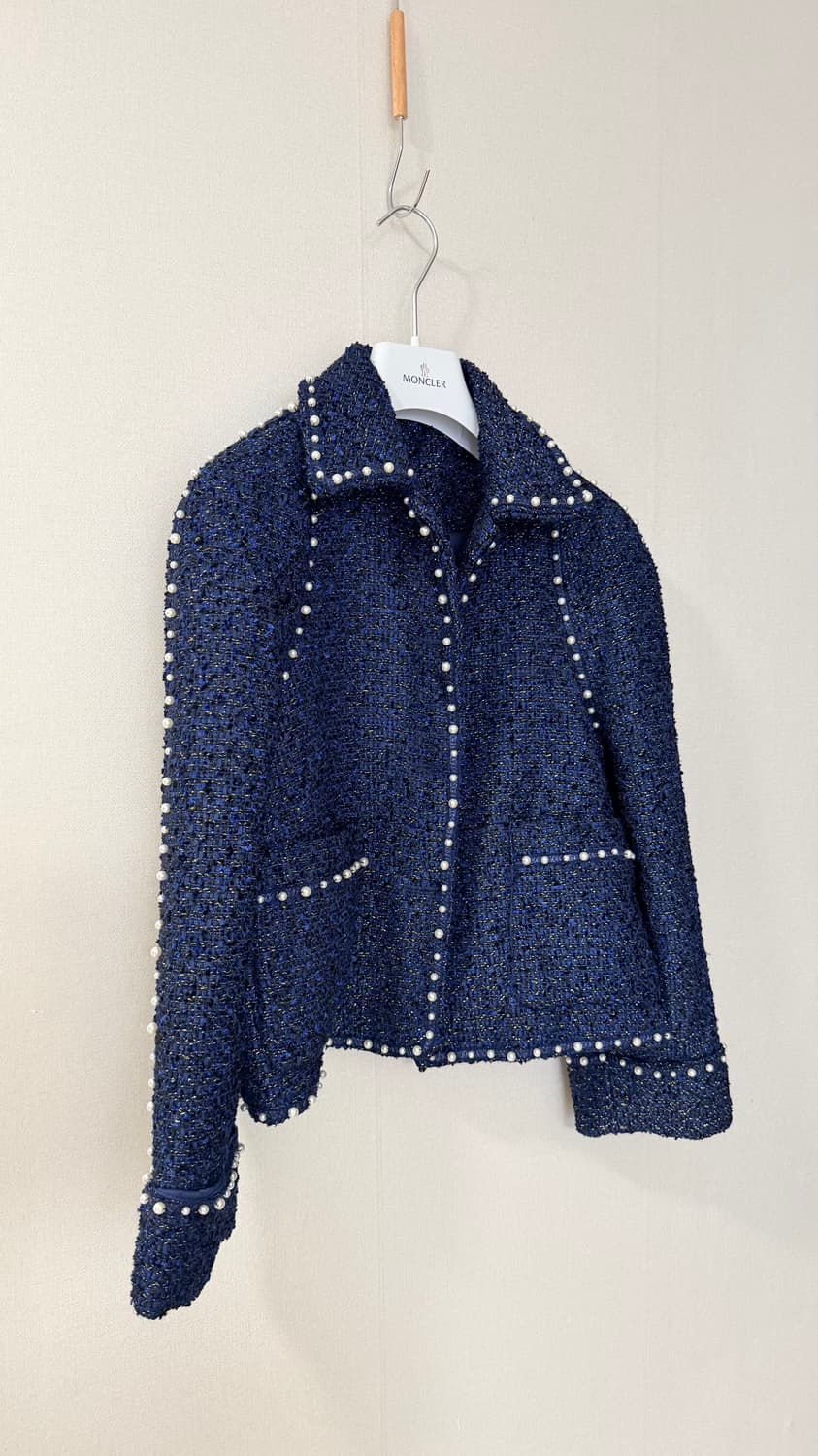 샤넬 CHANEL 빈티지 진주 트위드 자켓 상품이미지2