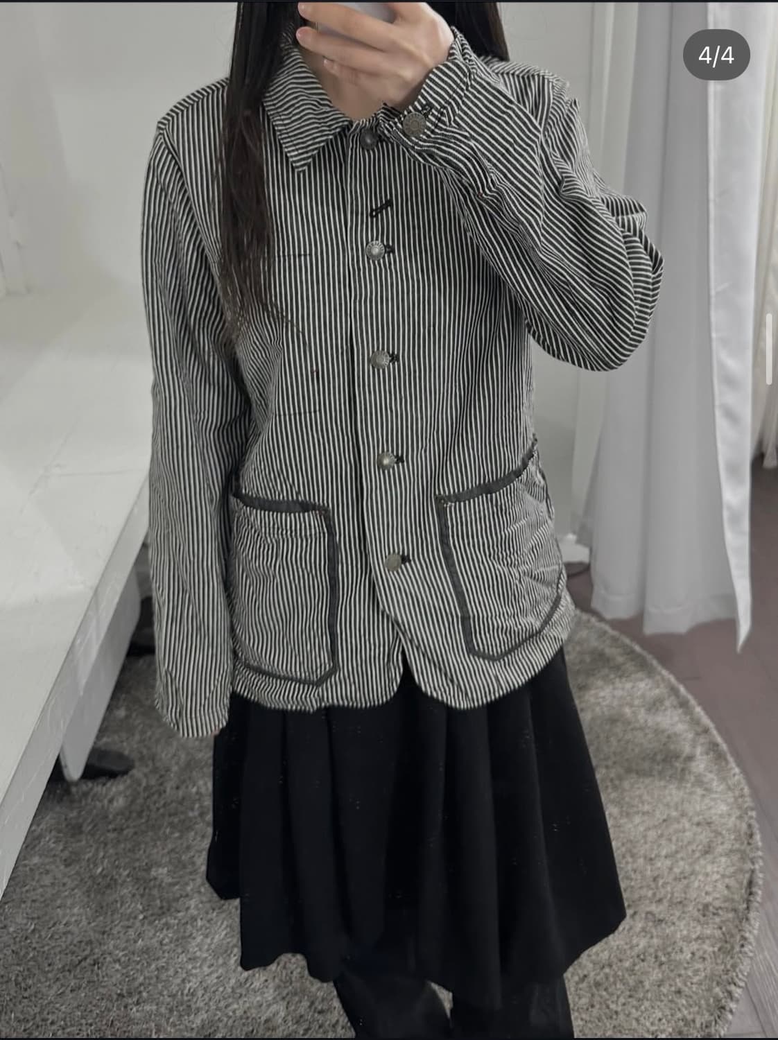 stripe cotton jacket 상품이미지3