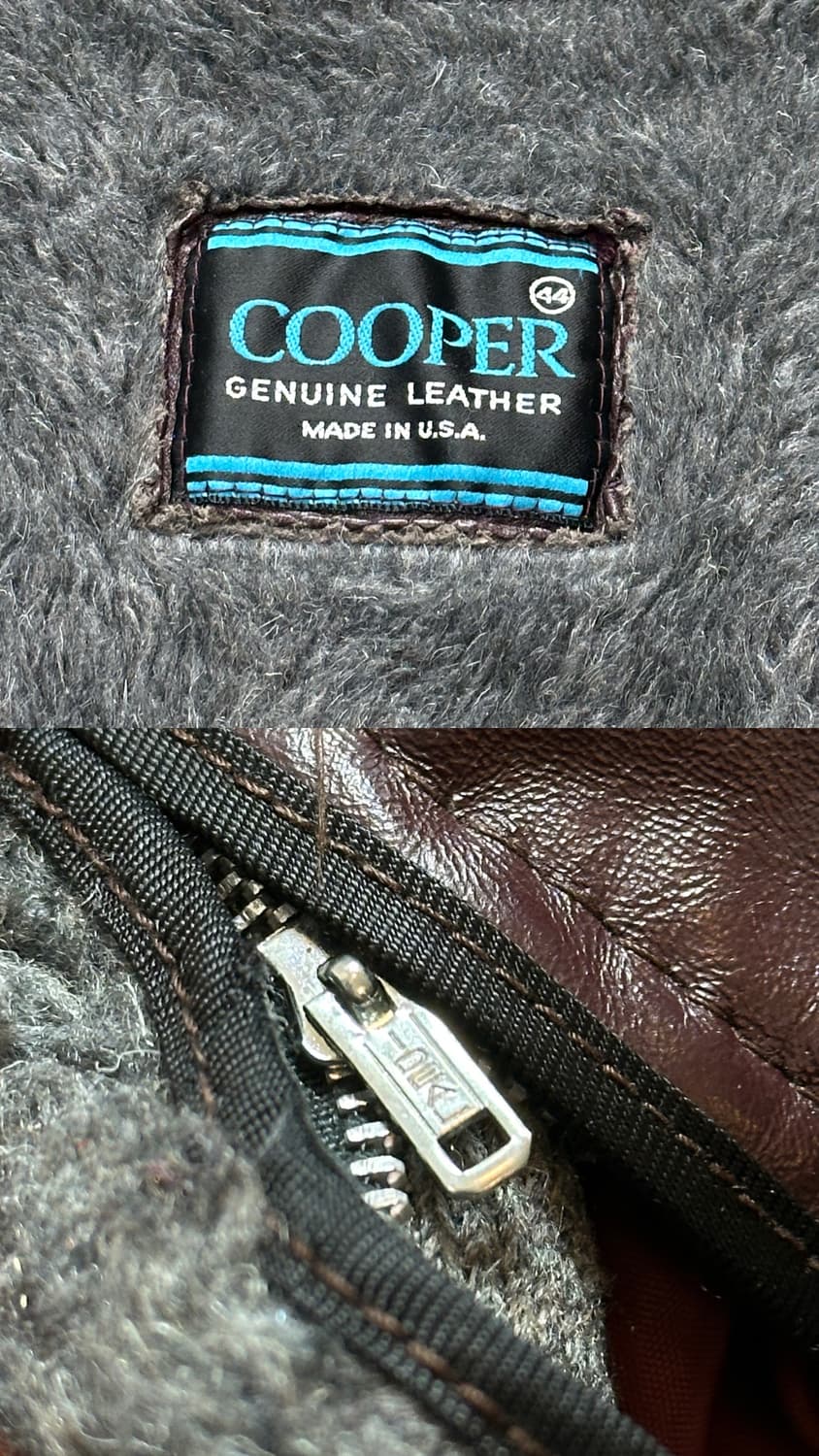 80's 빈티지 버건디 레더 자켓 레더 블레이저 카코트 상품이미지9