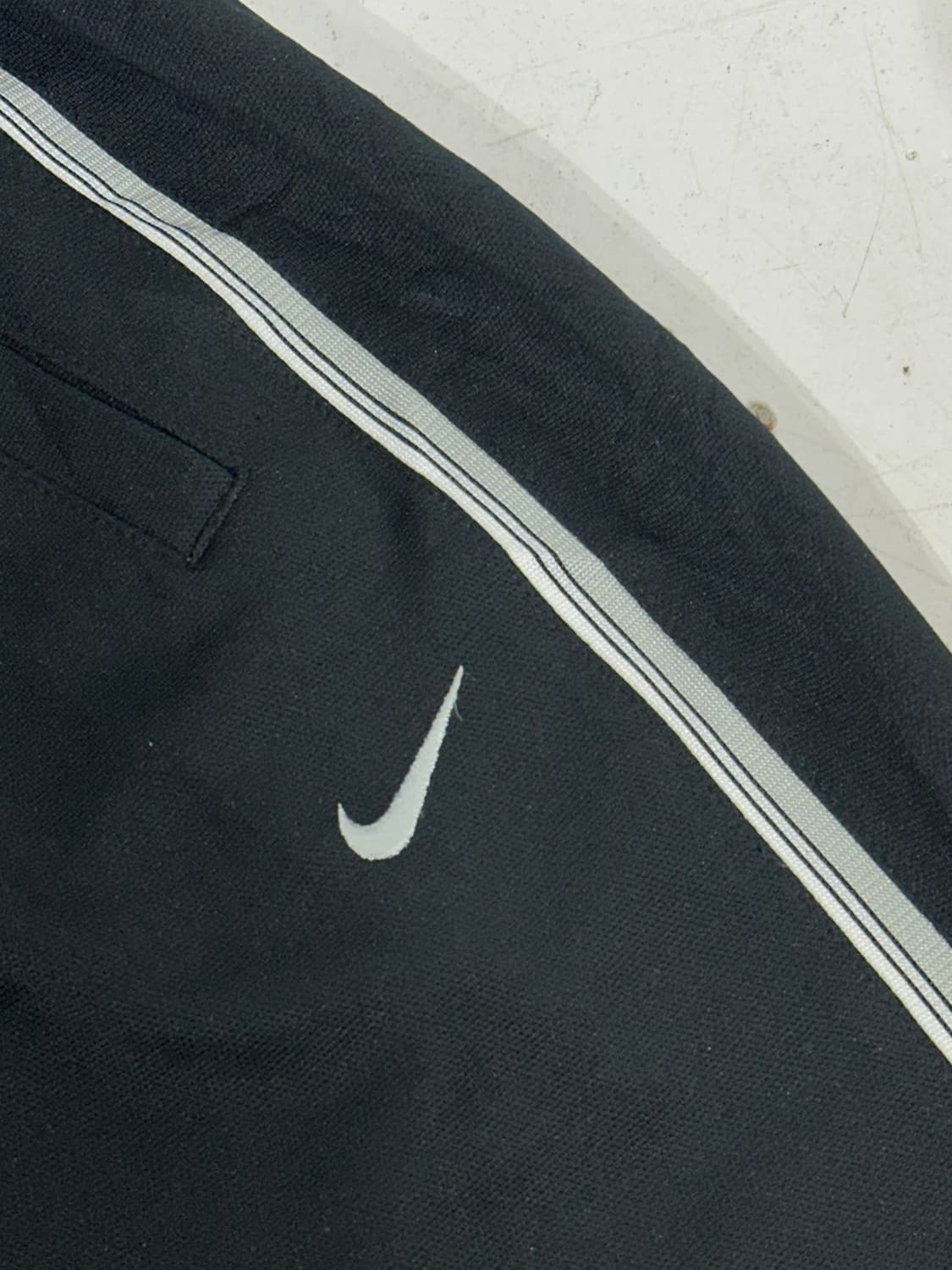 00s 나이키 블랙 그레이 사이드 라인 와이드 팬츠 S 상품이미지6