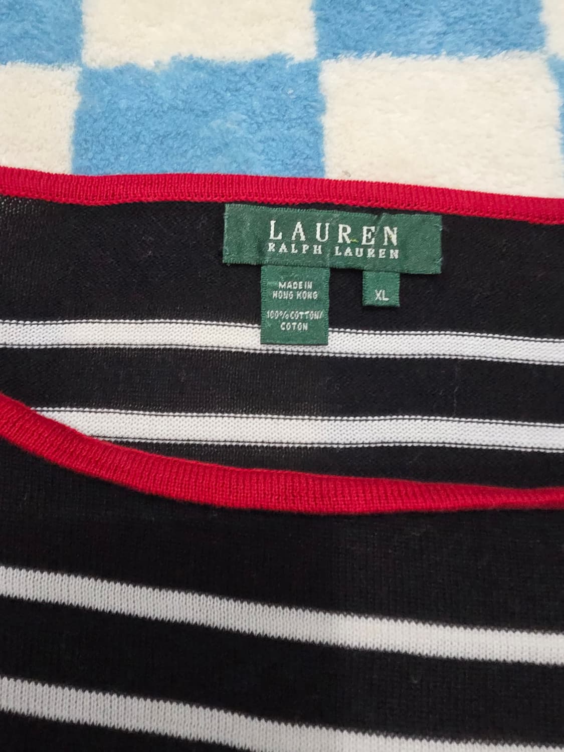 Lauren Ralph Lauren 스트라이프 보트넥 스웨터 상품이미지3