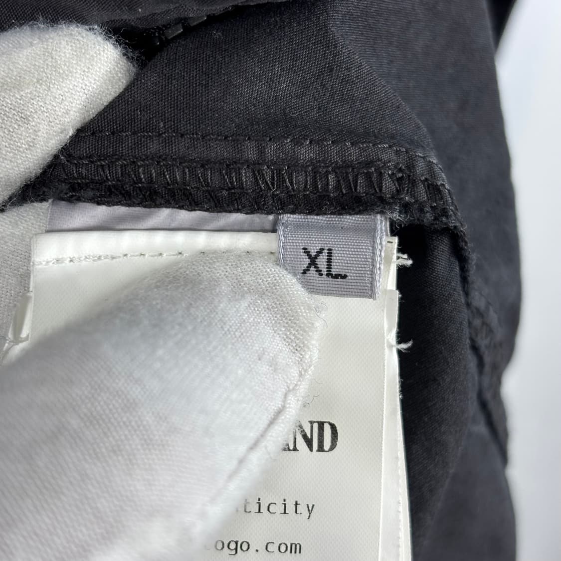 ( XL,22FW)스톤아일랜드 브러쉬드 코튼 캔버스 올드이펙트 블랙 상품이미지7