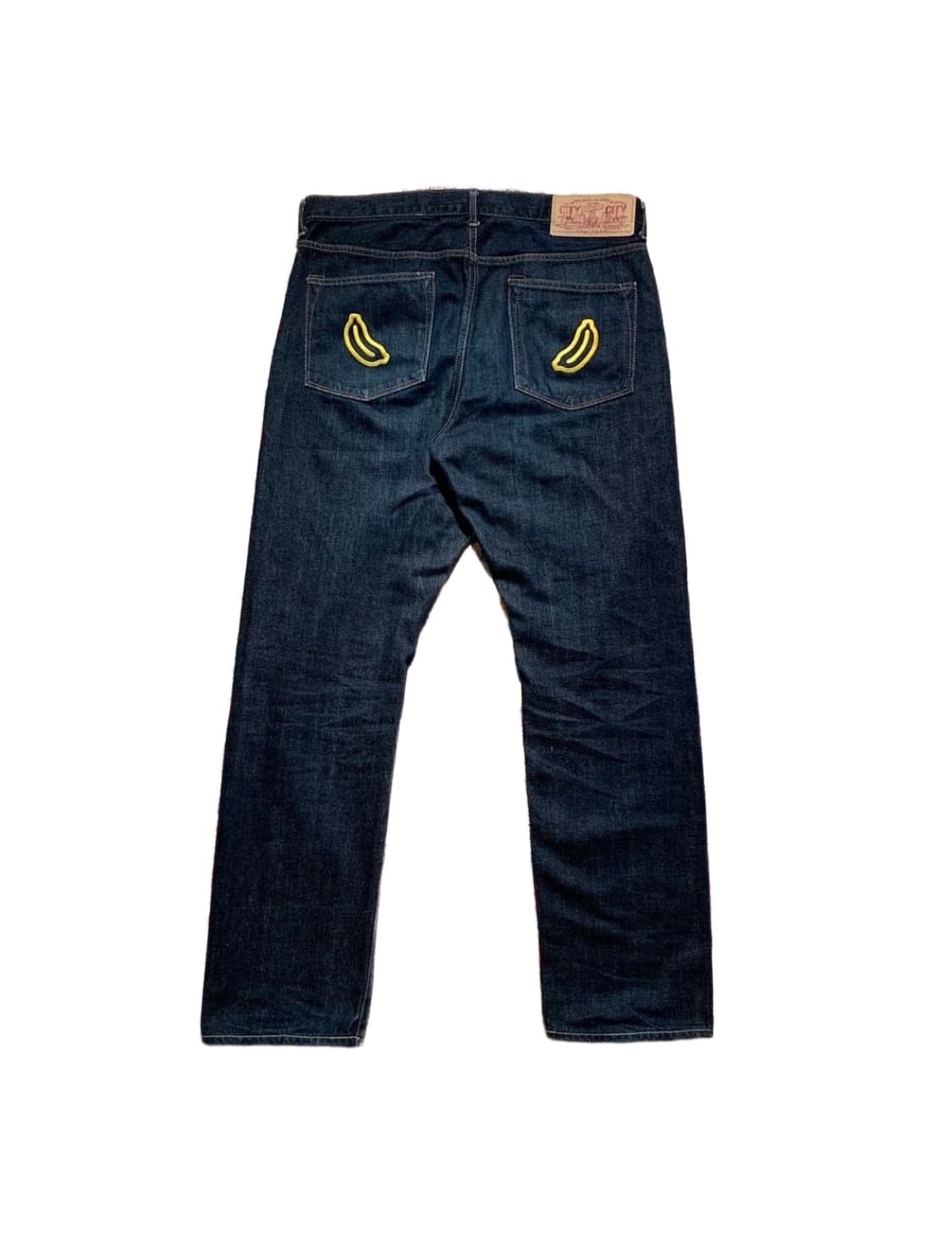 00s 올드 베이프 마일로 페인팅 데님 팬츠 BAPE OG 상품이미지3