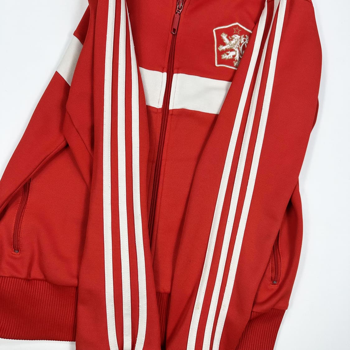 아디다스 체코 슬로바키아 풋볼 트랙탑 져지 (M) 상품이미지5