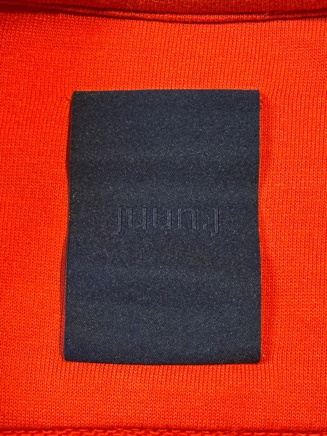 18SS 준지 JUUN.J 백프린팅 오버핏 맨투맨 오렌지 상품이미지9