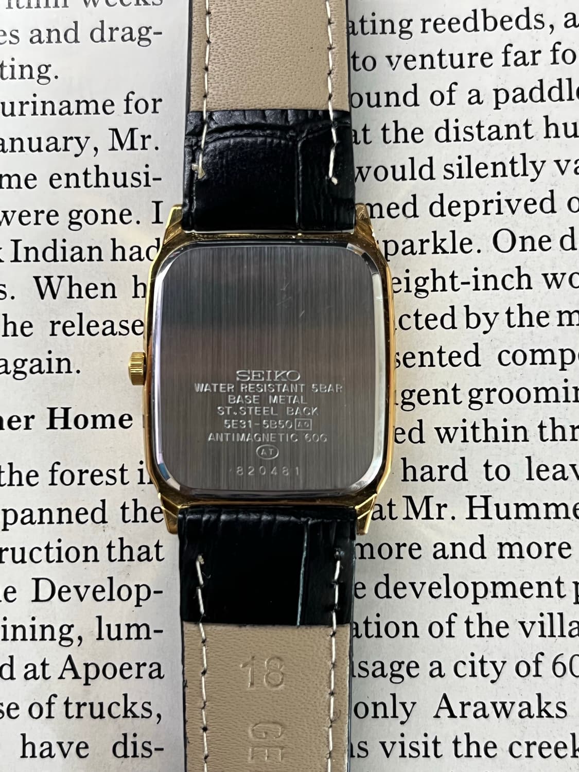 Vintage Seiko Quartz Spirit Tank Watch 상품이미지6