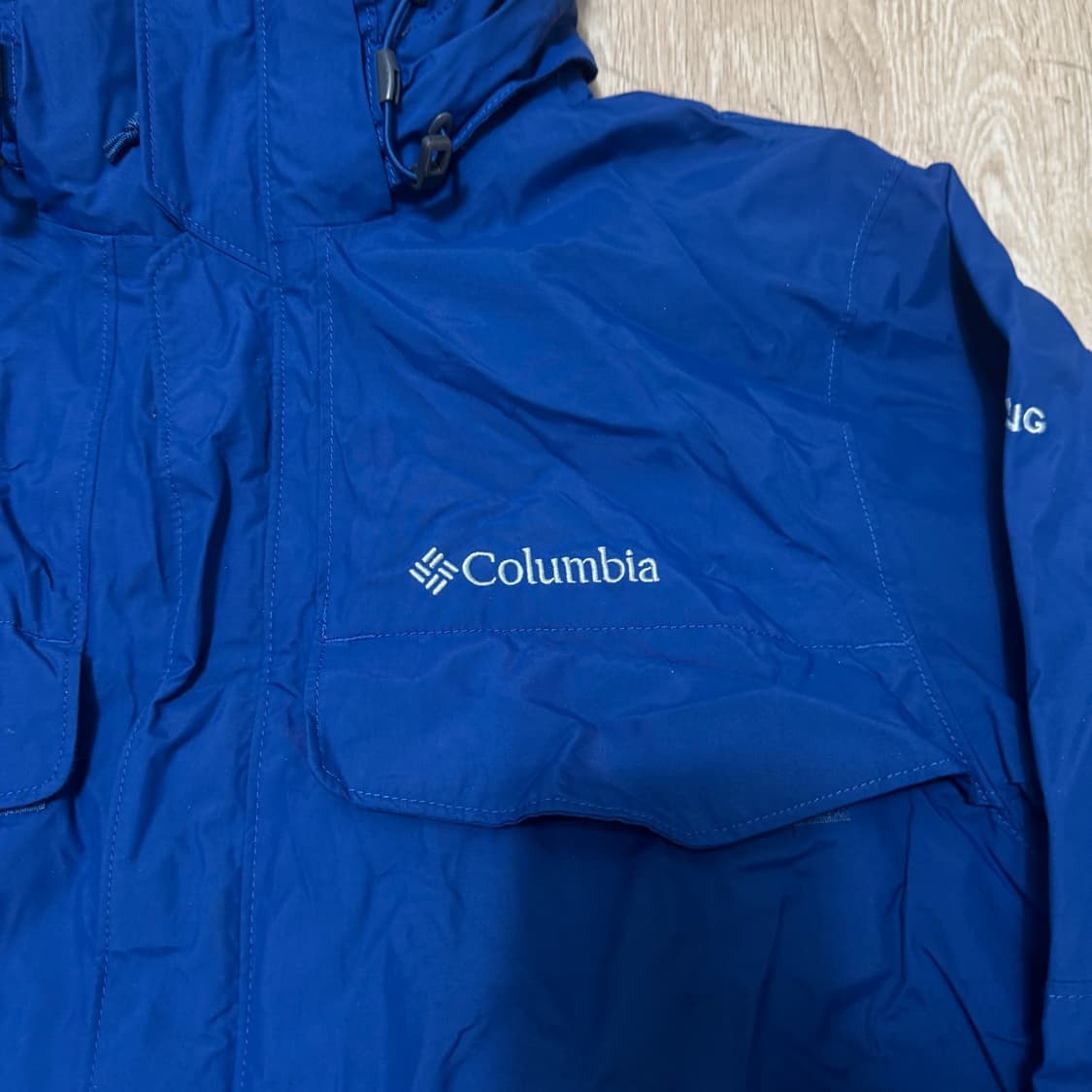 컬럼비아 남성 옴니테크 후드 바람막이 자켓 M/95  상품이미지3