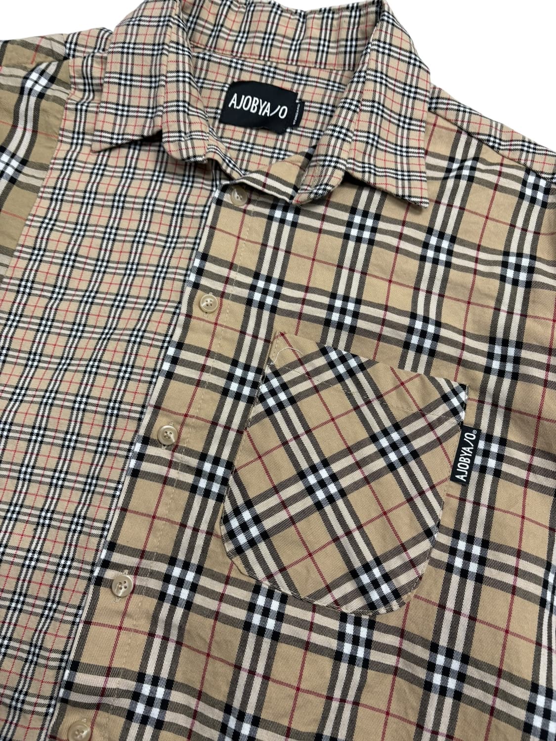 아조바이아조 리빌드 체크 셔츠 상품이미지5