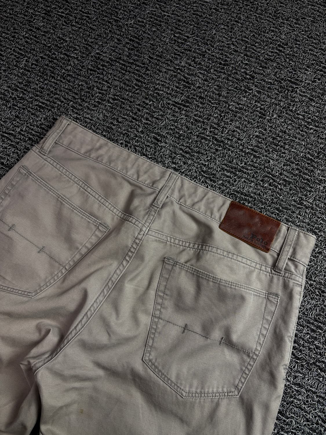 폴로 랄프로렌 포니 가죽 패치로고 아메카지 치노 팬츠 1567 상품이미지5