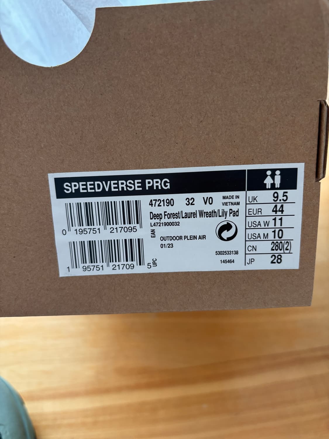 살로몬 SPEEDVERSE PRG 280 / 새상품 딥 포레스트 그린 상품이미지7