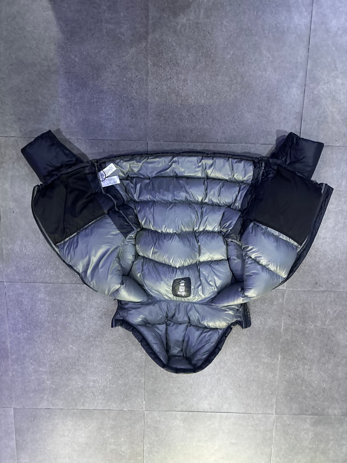 스투시 다운 파카 마이크로 립스탑 팬텀 블랙 상품이미지1