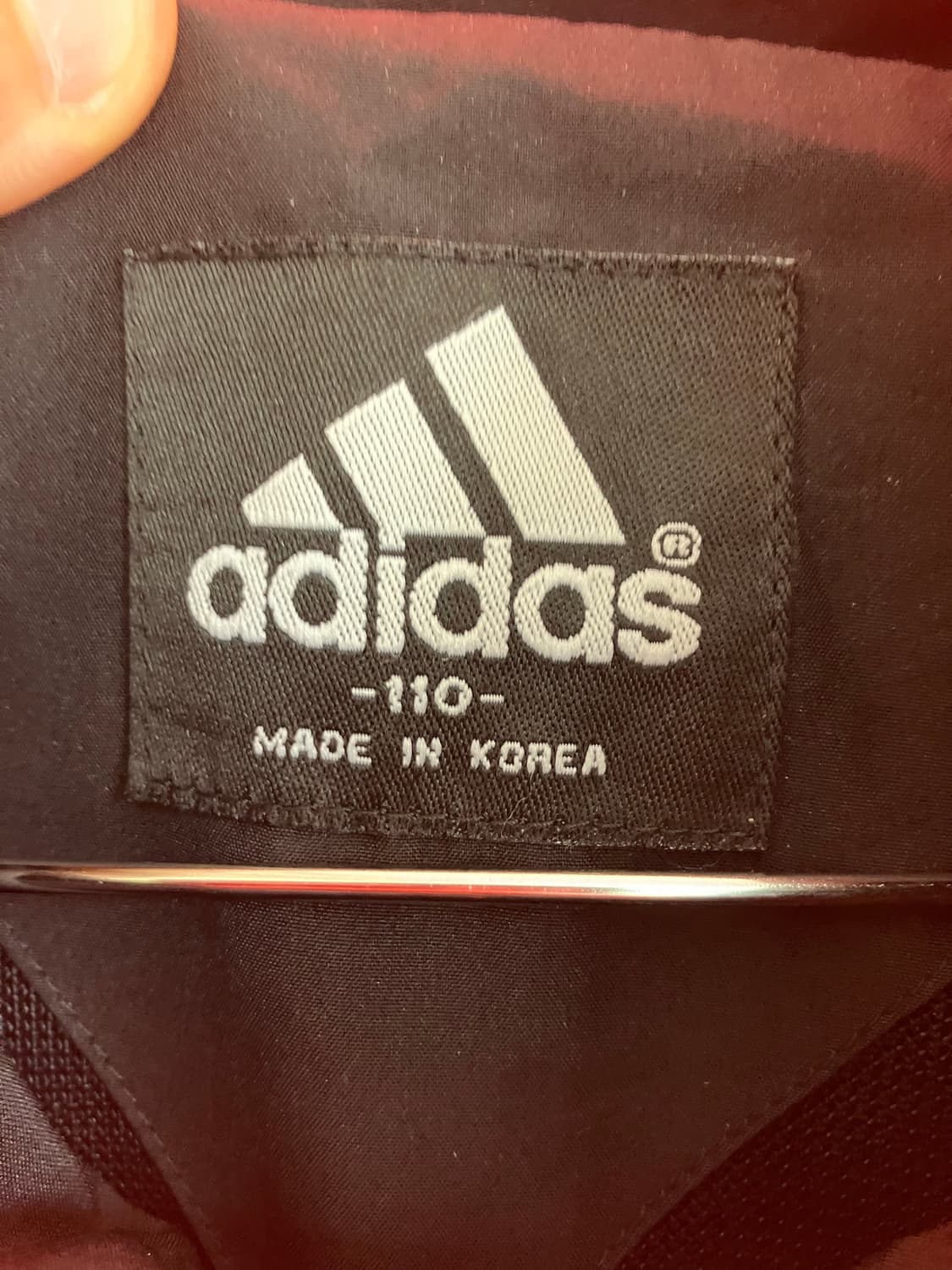 아디다스 블랙 삼선 트레이닝 집업 110 상품이미지3